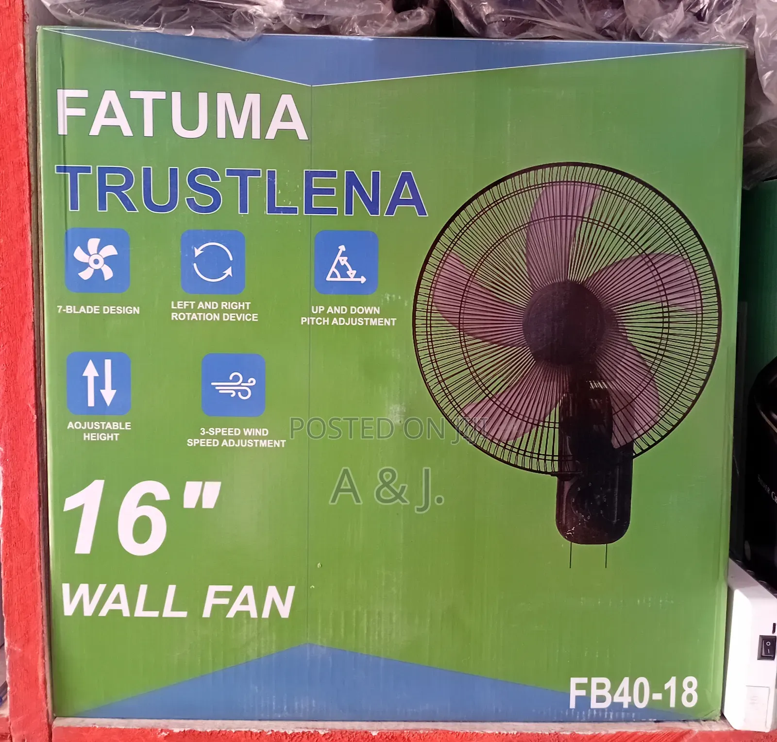 16" Wall Fan