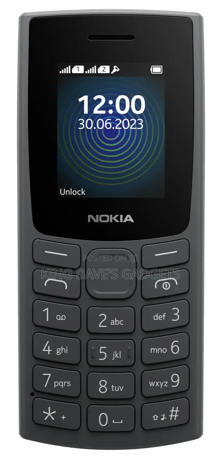 New Nokia 110 4G Black
