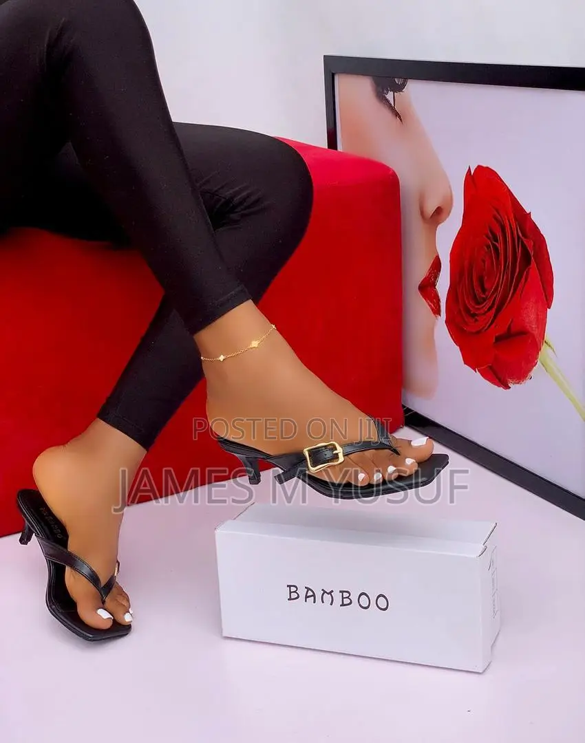 Bamboo Slippers Heel