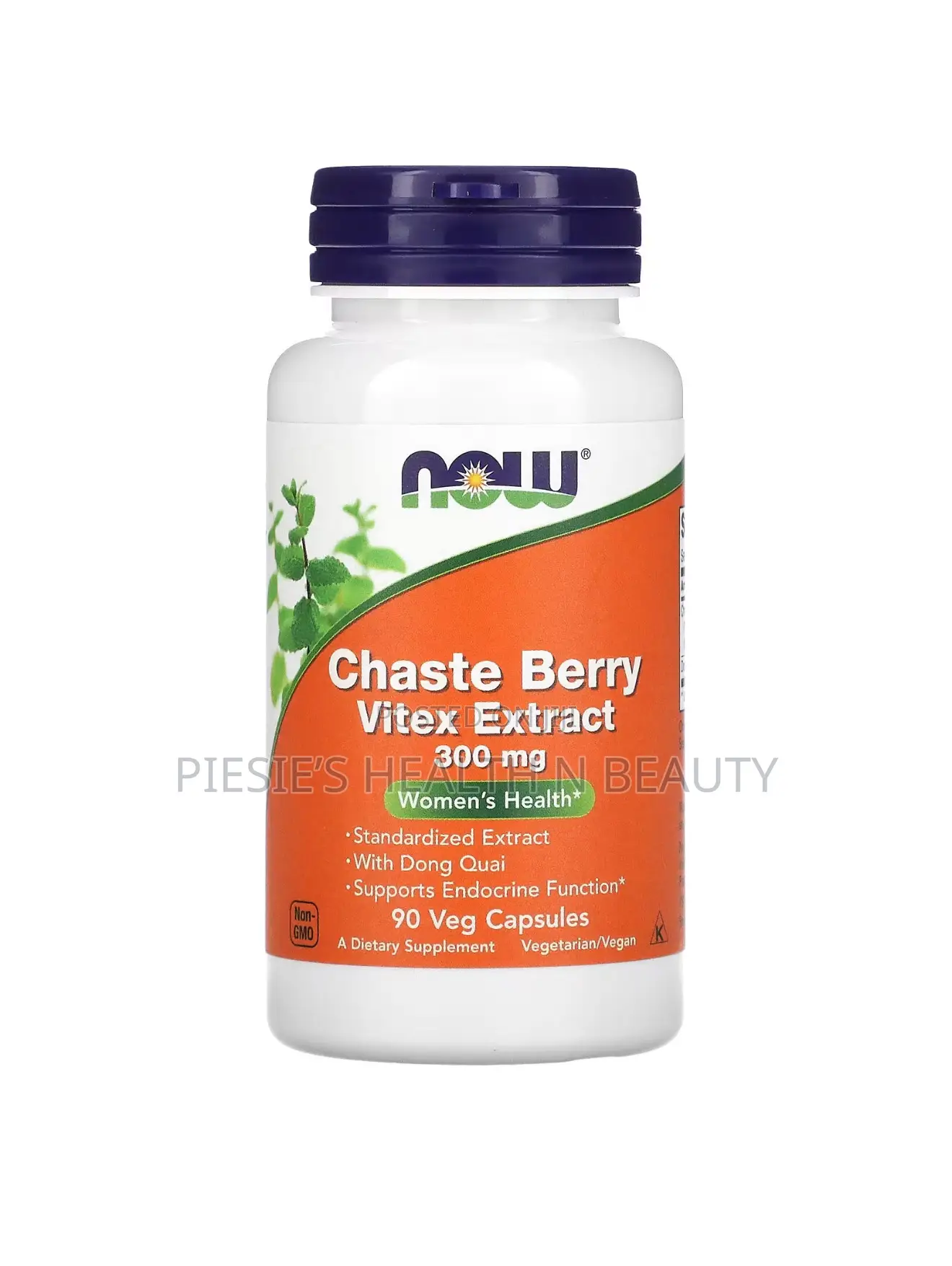 Now Chaste Berry Vitex Extract 300mg, 90 Capsules