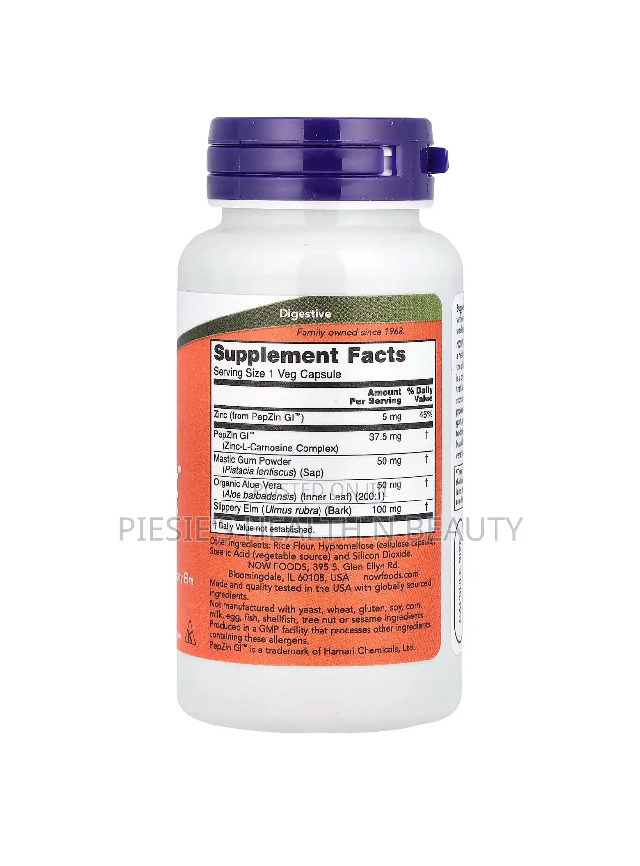 Now, Gastro Comfort, Plus Mastic Gum, Aloe Vera Slippery Elm,60 Caps