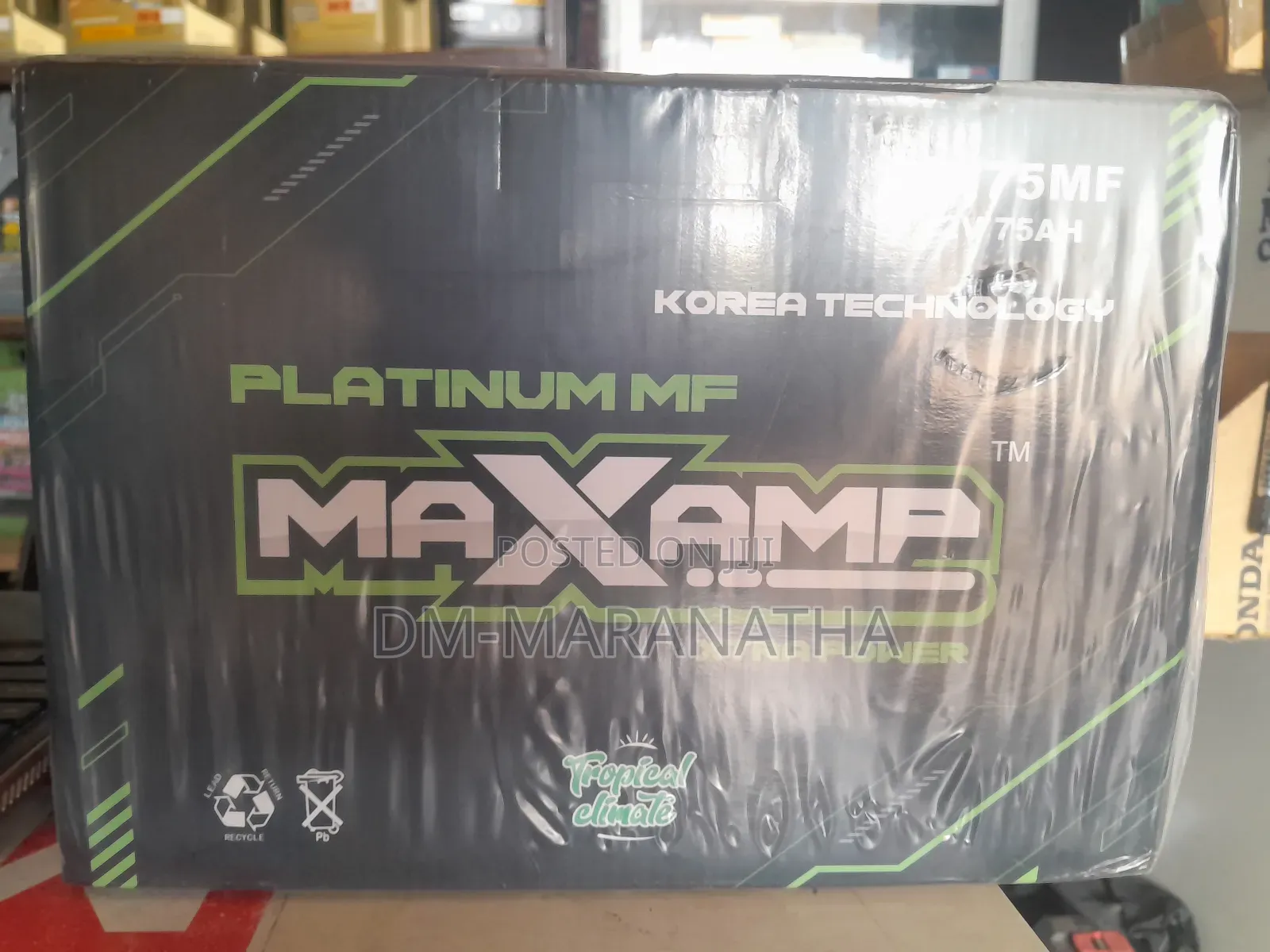 15 Plate 75ah Car Battery