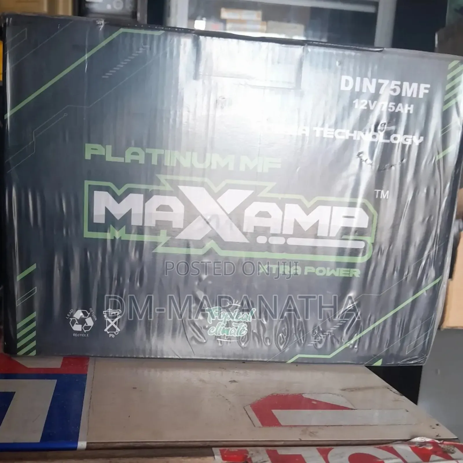 15 Plate 75ah Car Battery