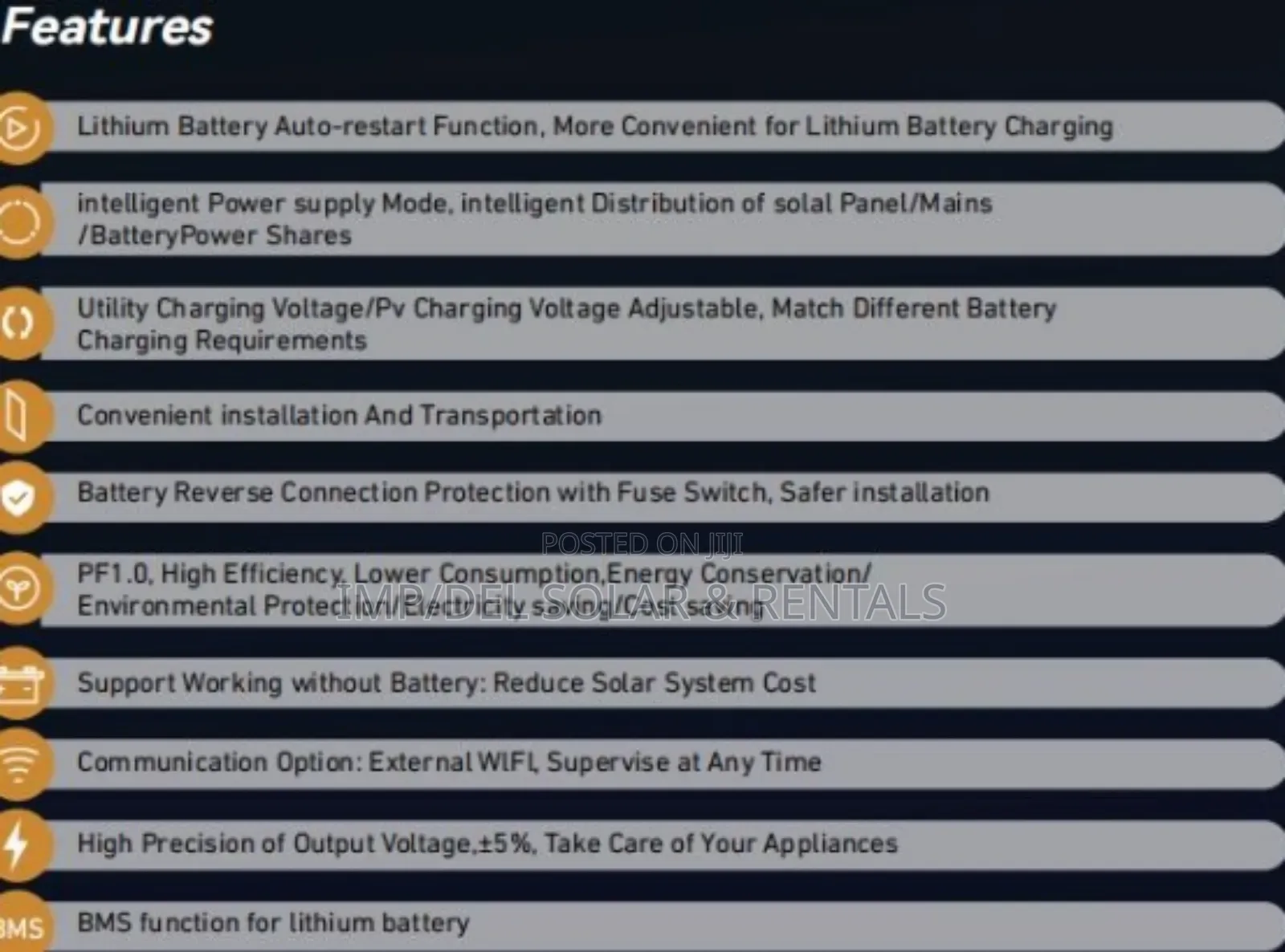 6.2kw 48v Solar Inverter Robust and Efficient Hybrid