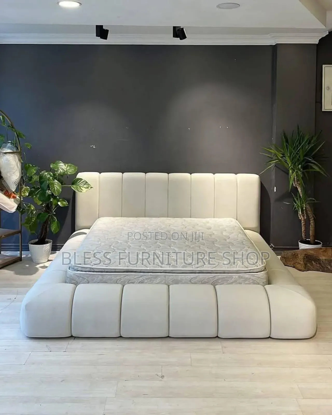 Line Line Queen Size Bed Frame With Mattress