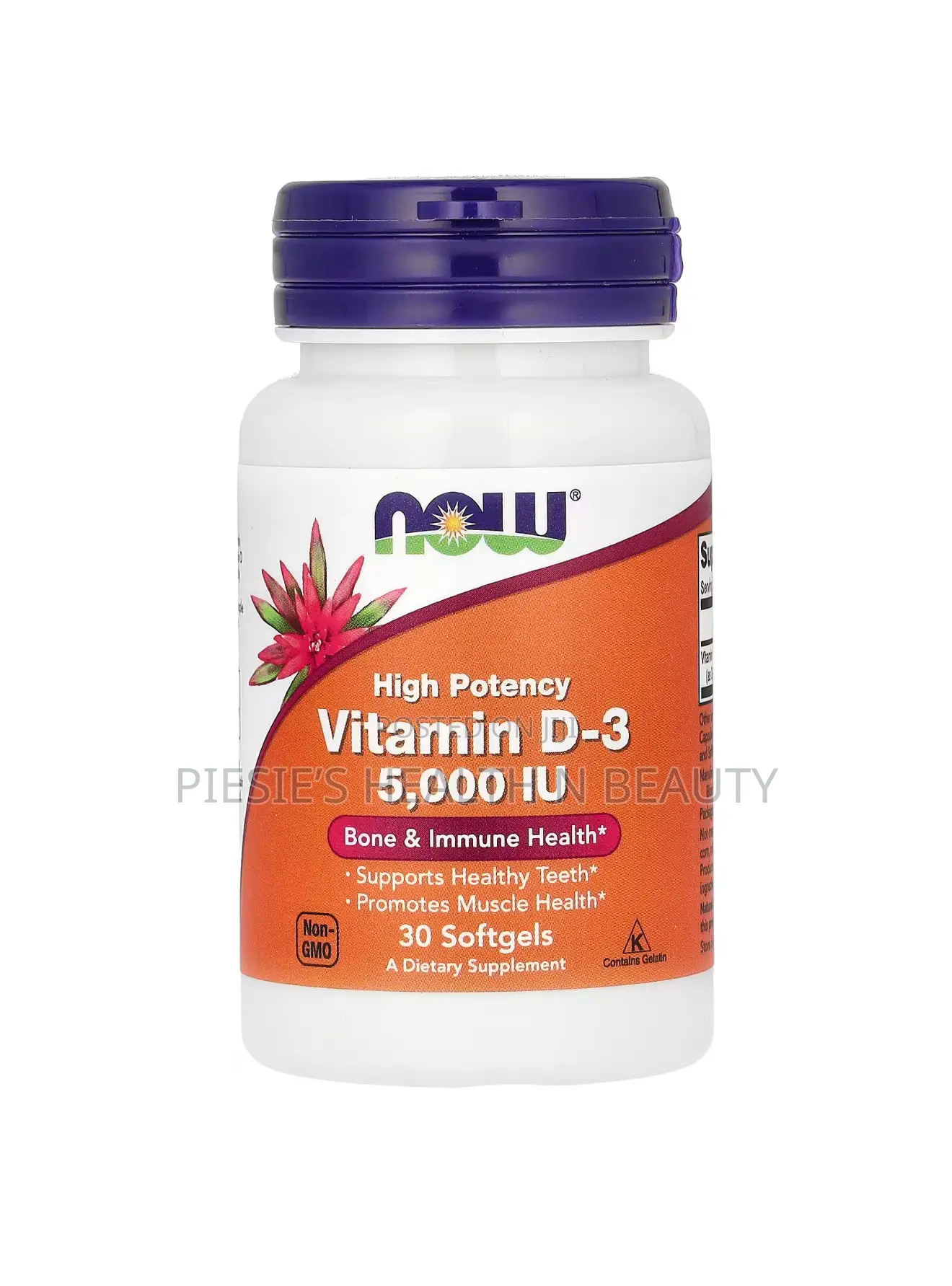Now Foods Vitamin D3 5000 Iu, 30 Softgels
