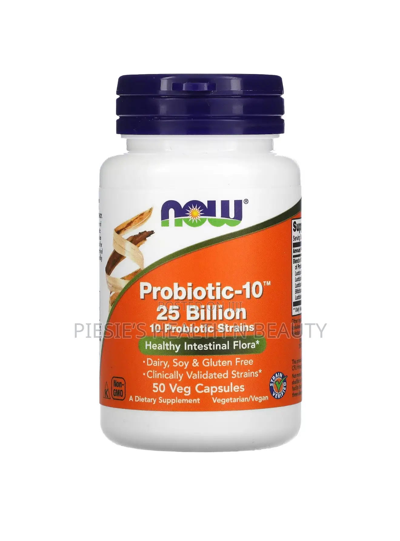 Now Foods Probiotic-10 25 Billion, 50 Veg Capsules
