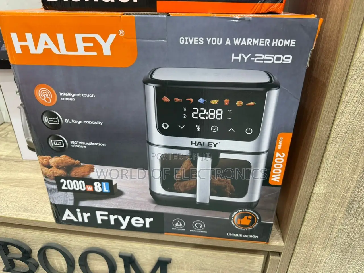 Ultra Modern Haley-Hy-2514 Haley Air Fryer Maker 7itr 2000watt