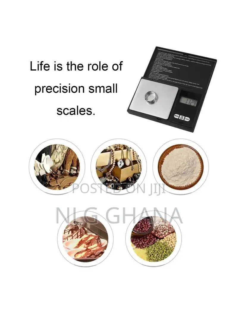 Portable Digital Kitchen Scale High Accuracy Jewelry. Ghx3934