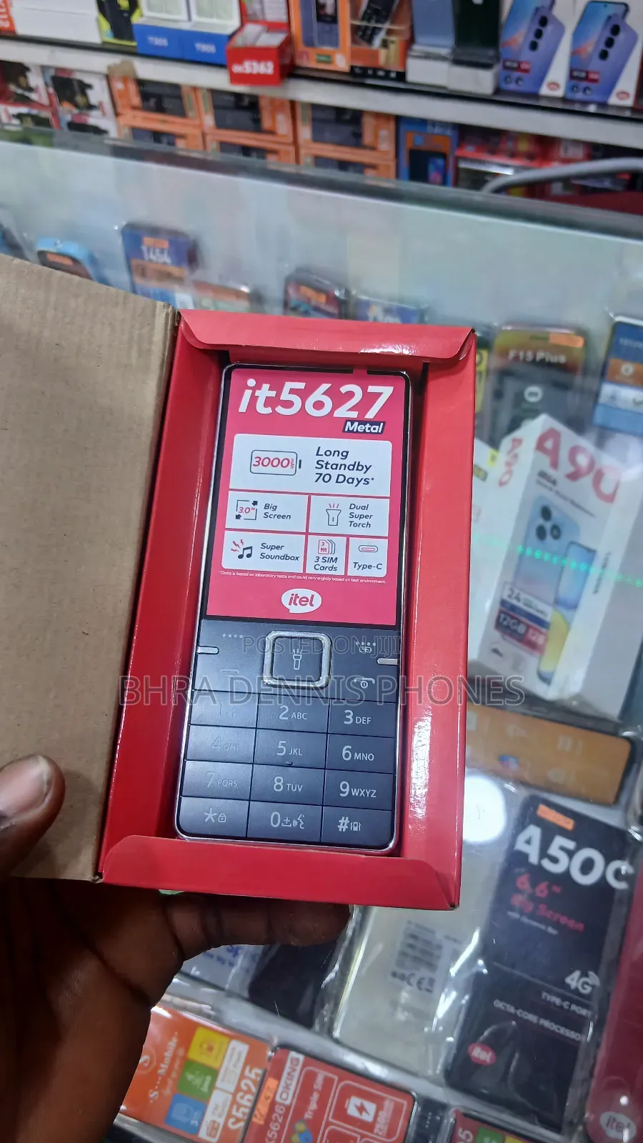 New Itel it5627 Black