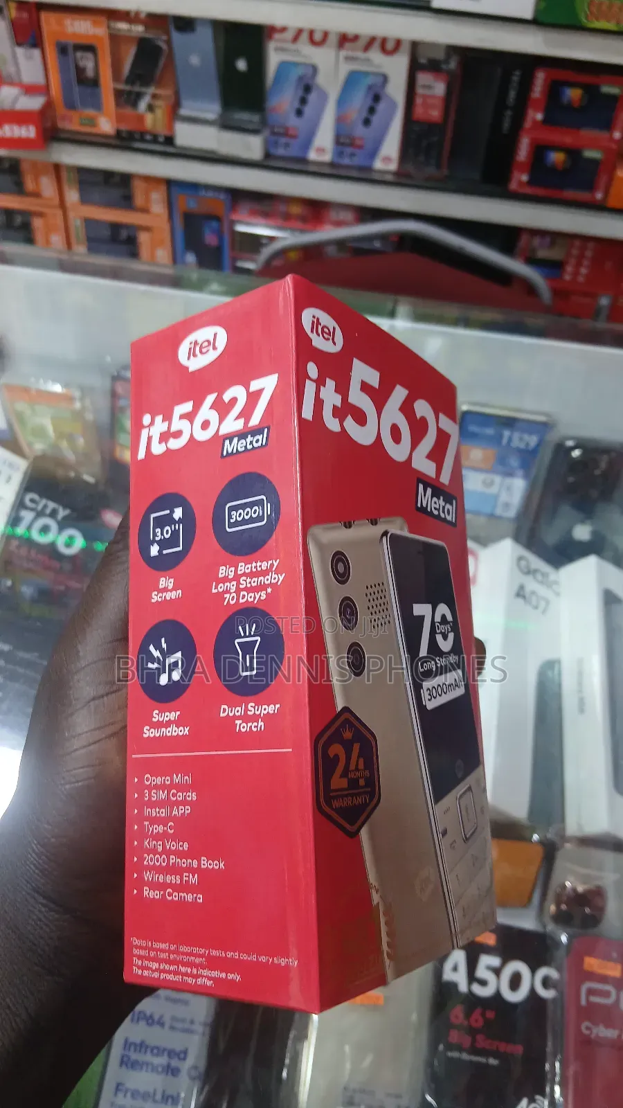 New Itel it5627 Black