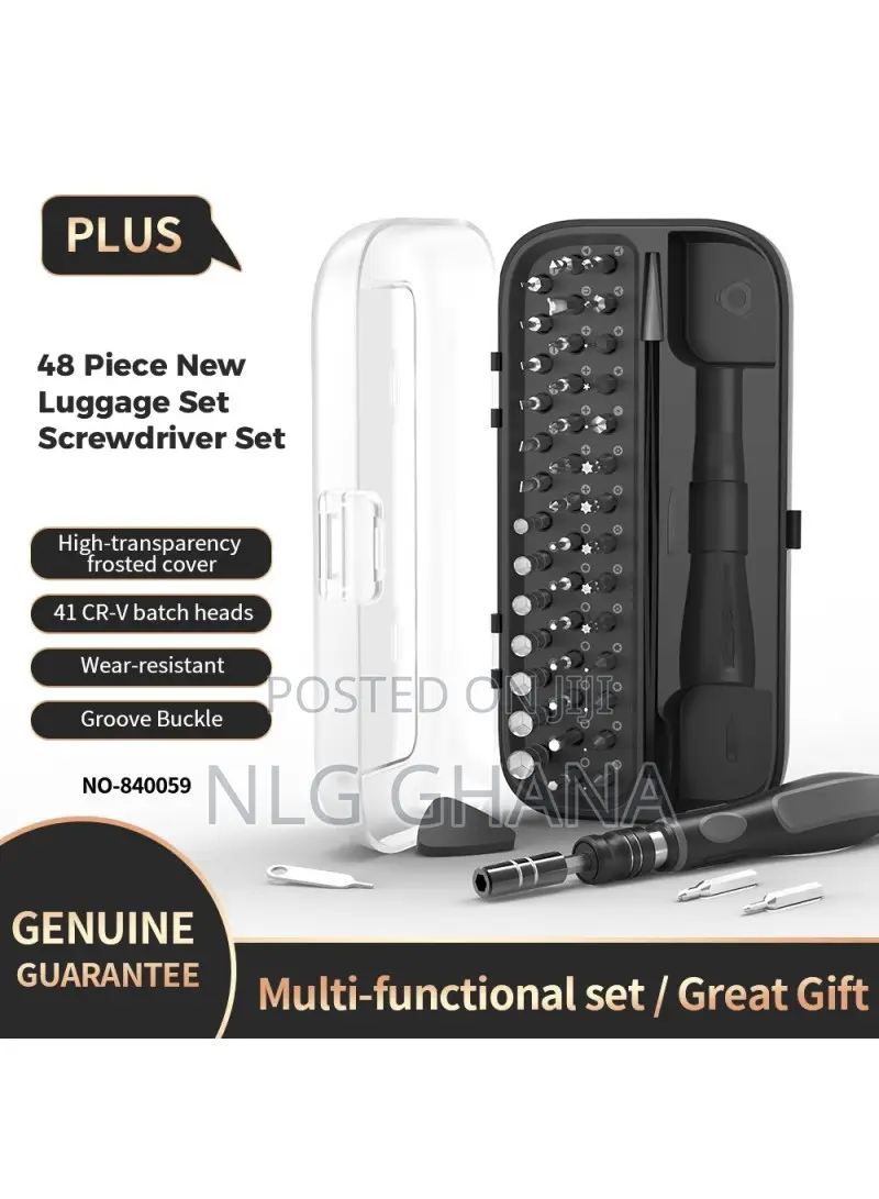 48-in-1 Screwdriver Kit CRV Bits Phone Laptop Repairing. Tvx28357