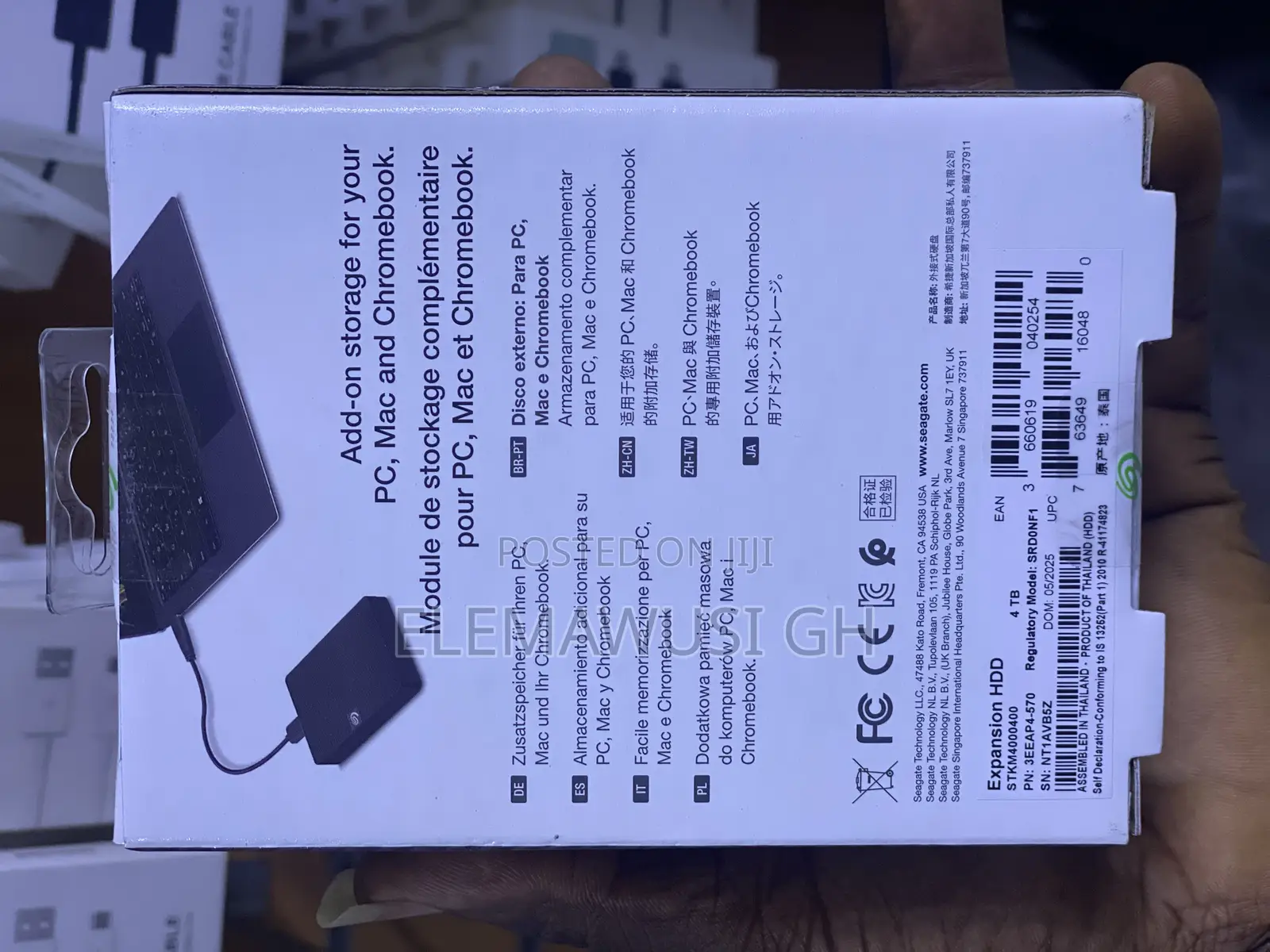 Seagate 4tb Eternal Hard Drive