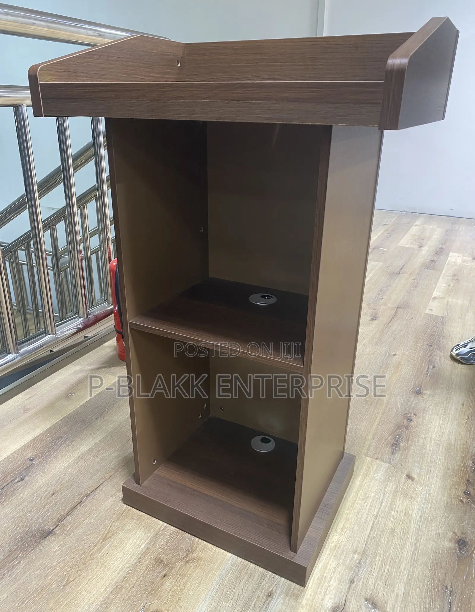 Modern Wooden Podium Stand Pulpit