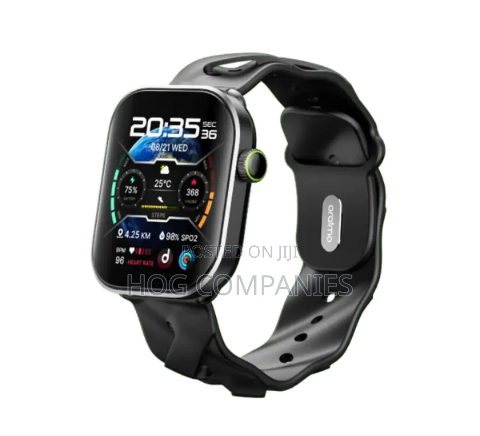 Oraimo Pro Am 1.85′′ Amoled Ip68 Smart Watch in Accra-Delivery in 2hrs