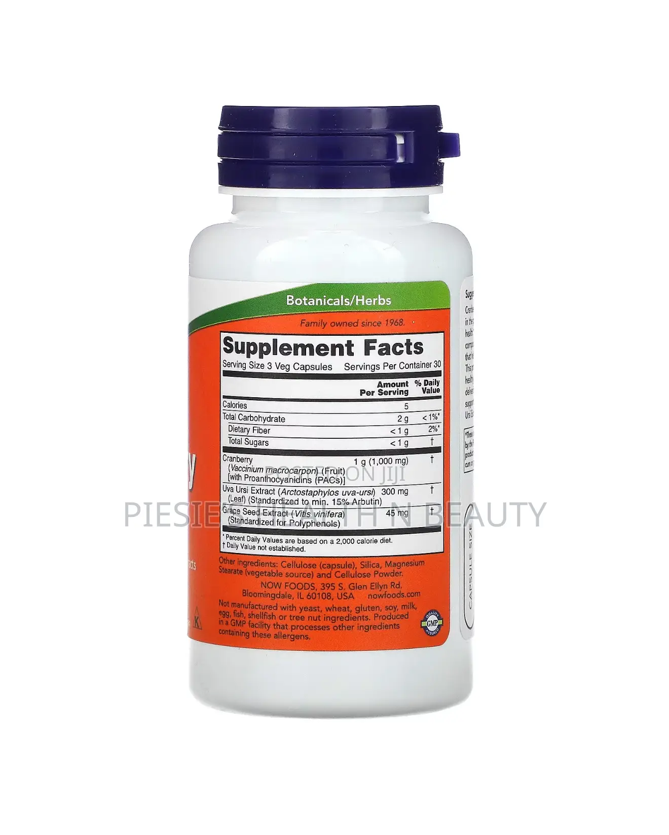 Now Foods Cranberry With Pacs, 90 Veg Capsules