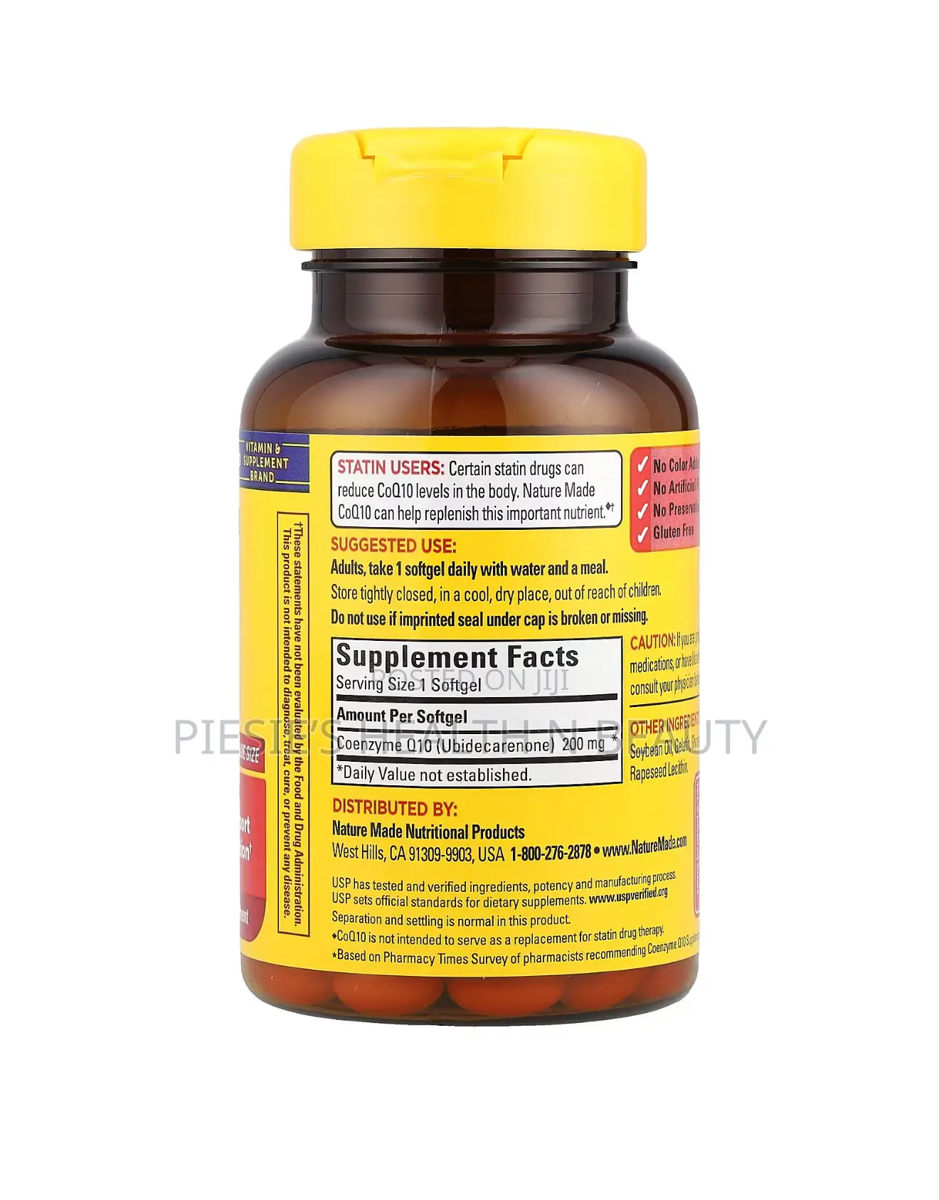 Nature Made Coq10 200mg, 80 Softgels