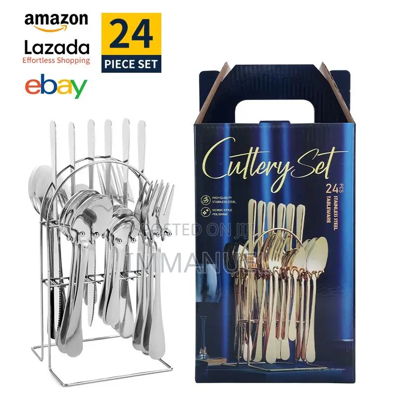 24 Pieces Cutlery Set