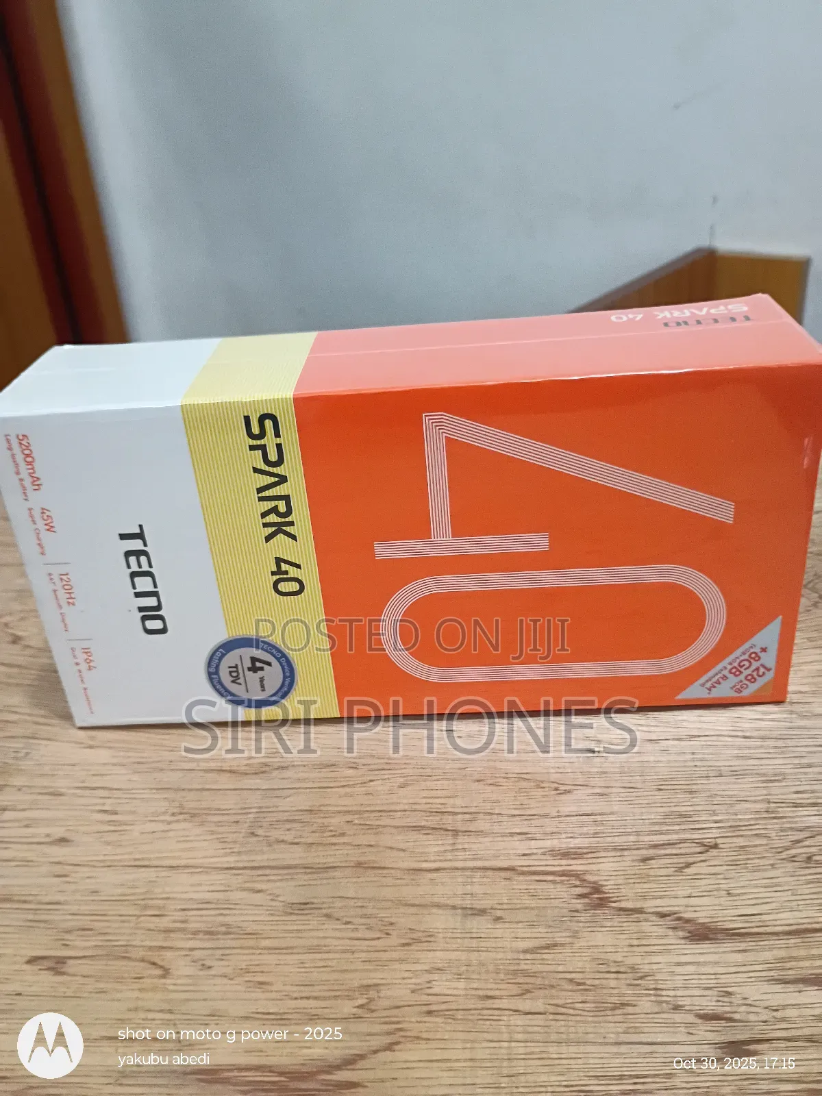 New Tecno Spark 40 128 GB Black