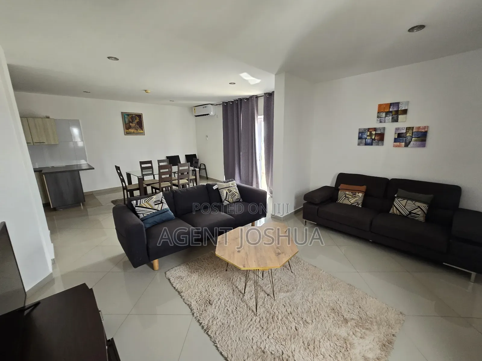 Furnished 3bdrm Apartment in Shiashi East Legon for rent