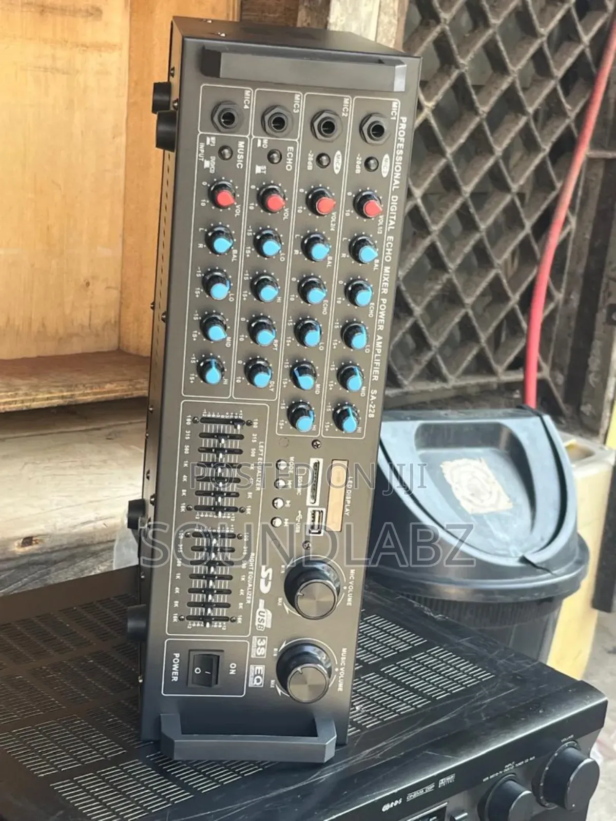 Teli Sa-228 Professional Digital Echo Mixer Power Amplifier