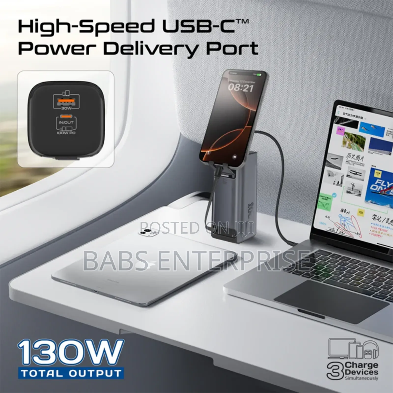 Promate Titan-130rc 20000mah Ultra Compact 130w Multi-port Power Bank