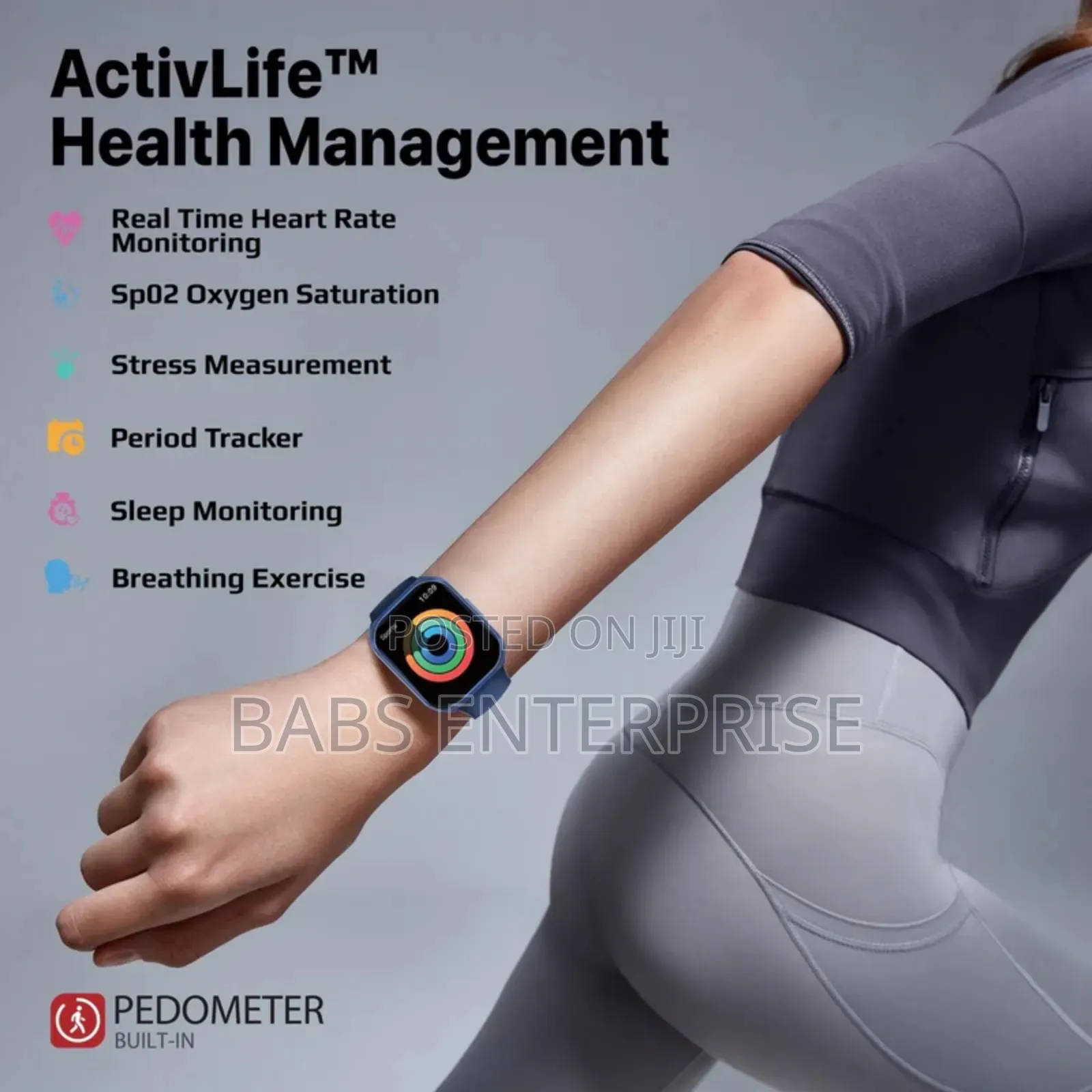 Promate Xwatch-tf2 2.0" Activlife Smartwatch With Bt Calling – Blue