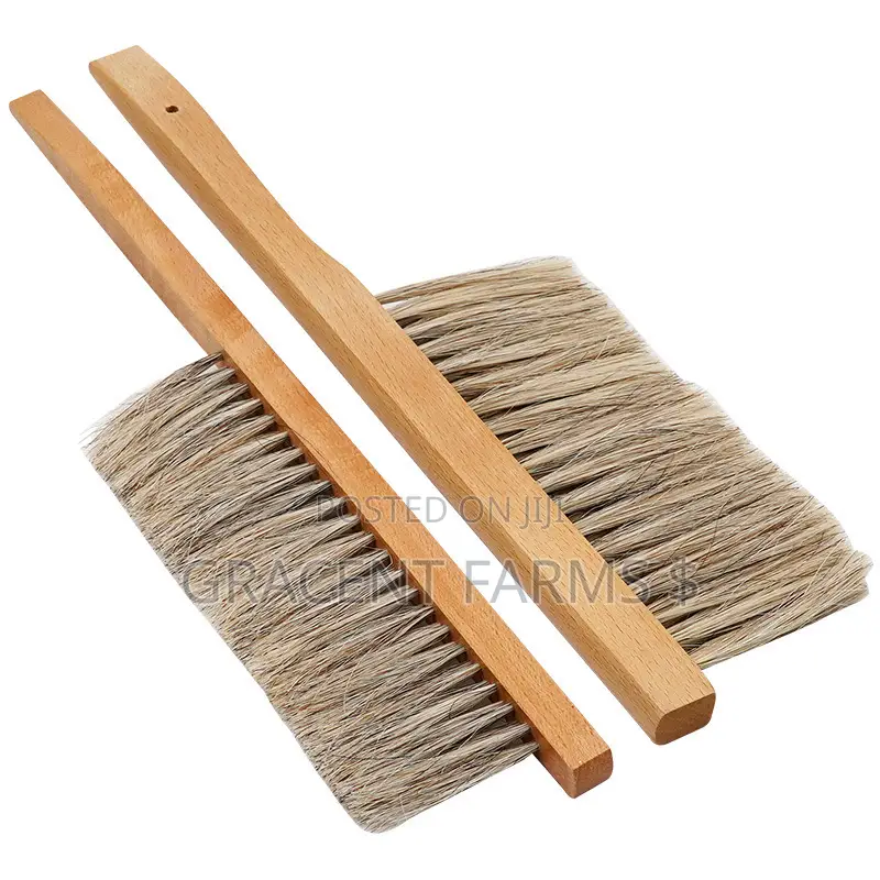 Beekeepers' Standard Brush - Double Row - (Wooden Handle)
