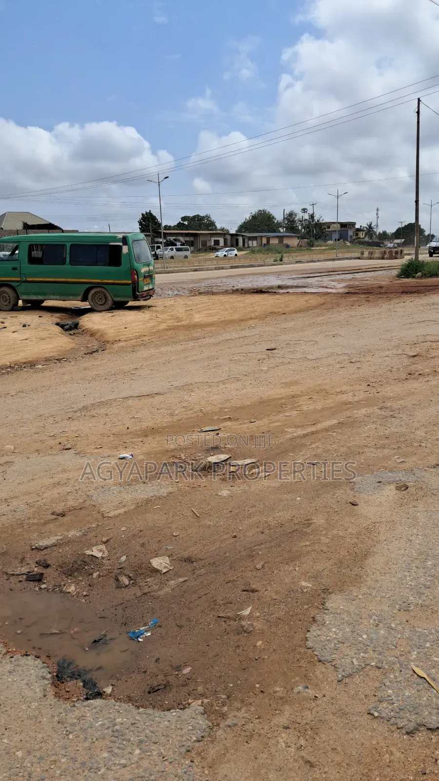 Roadside Land for Sale, Title and in Amasaman
