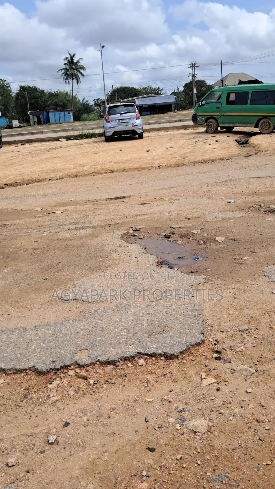 Roadside Land for Sale, Title and in Amasaman