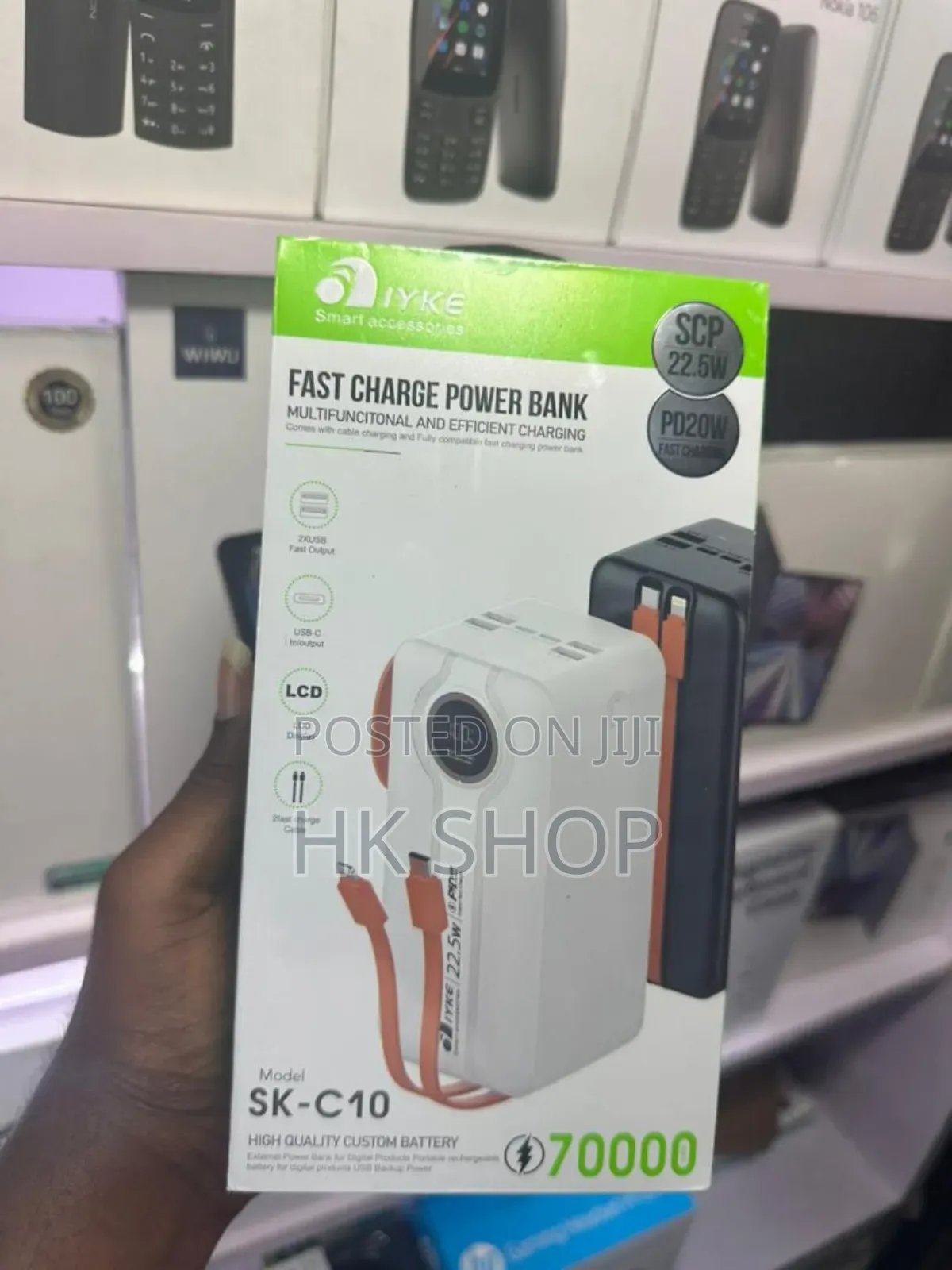 70,000 Mah Powerful Power Bank