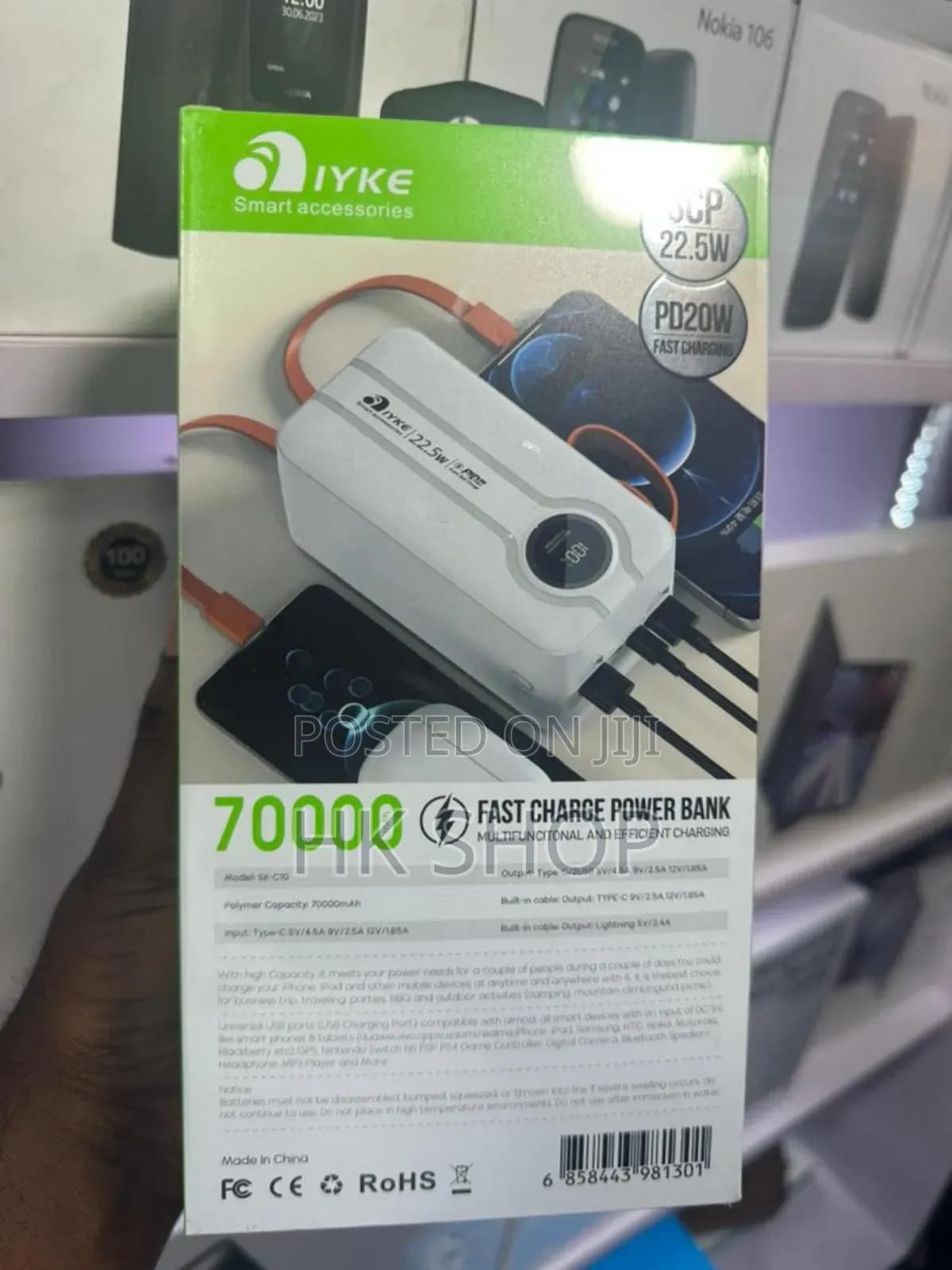 70,000 Mah Powerful Power Bank