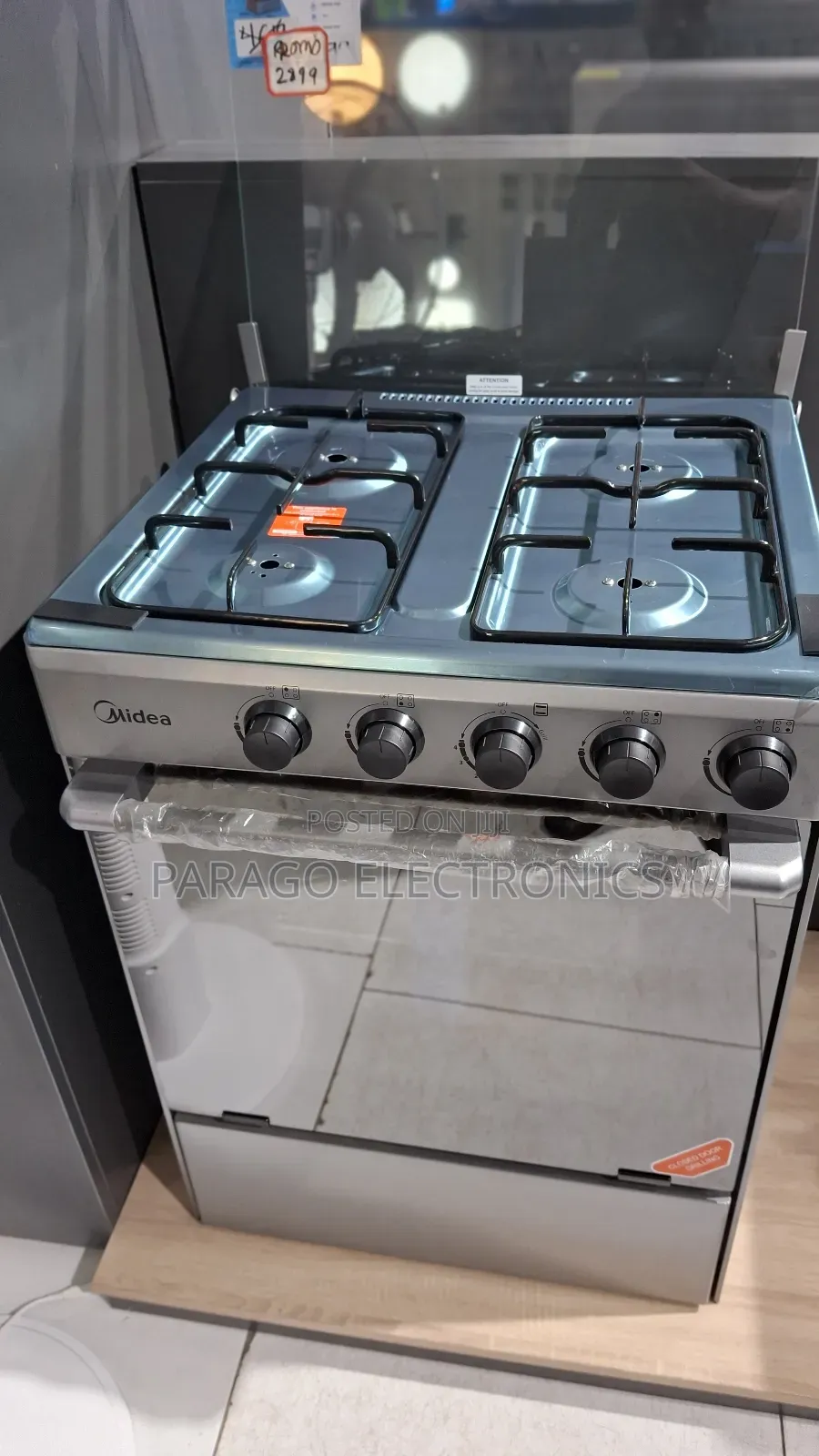 Midea 4 Burner With Oven and Grill