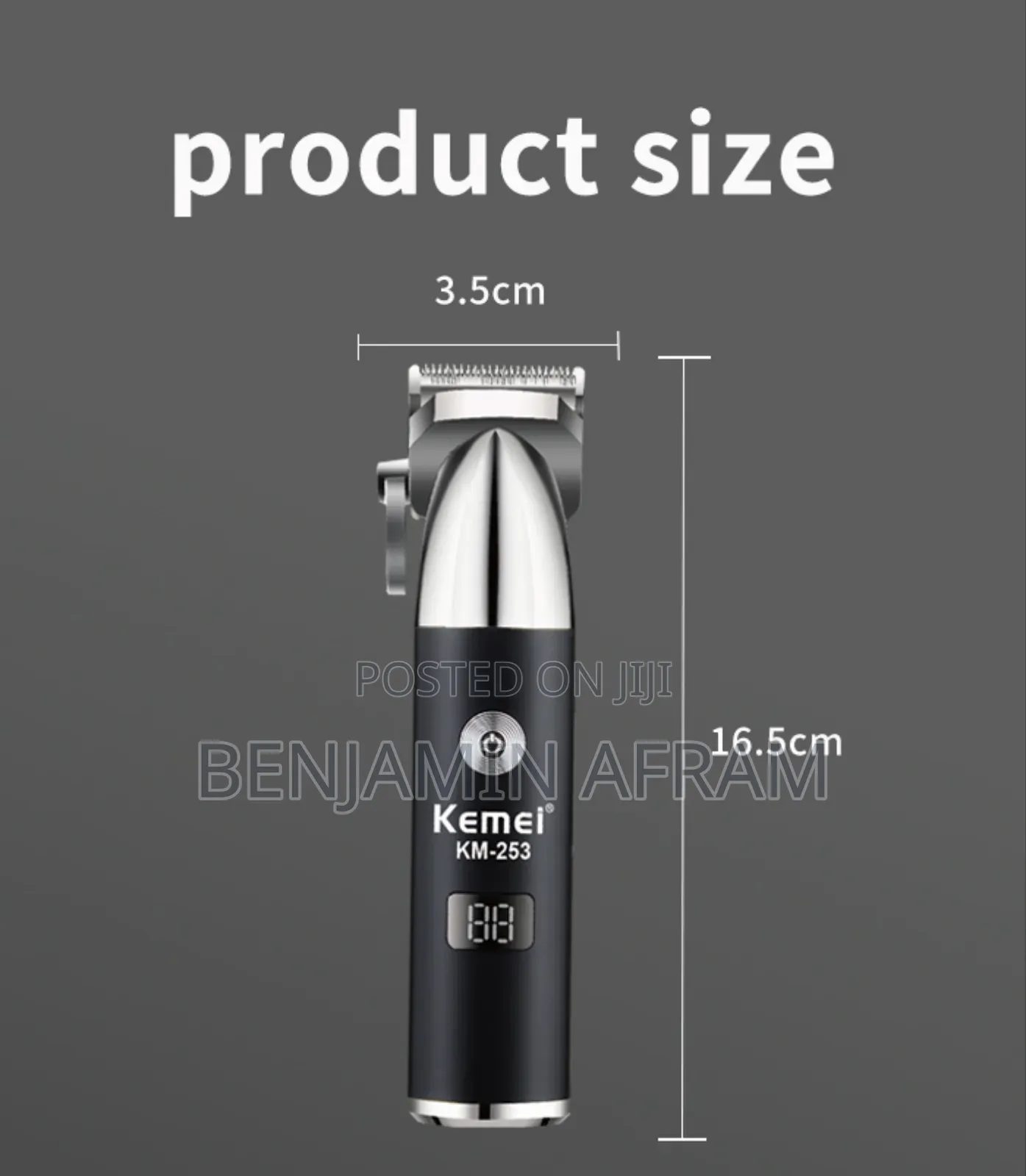 Rechargeable Blade Craft Hair Clippers Km-253