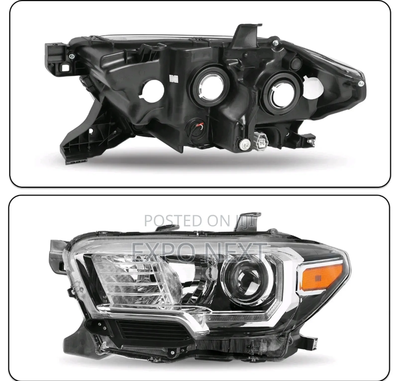 2016-2022 Toyota Tacoma Halogen Headlight Pair