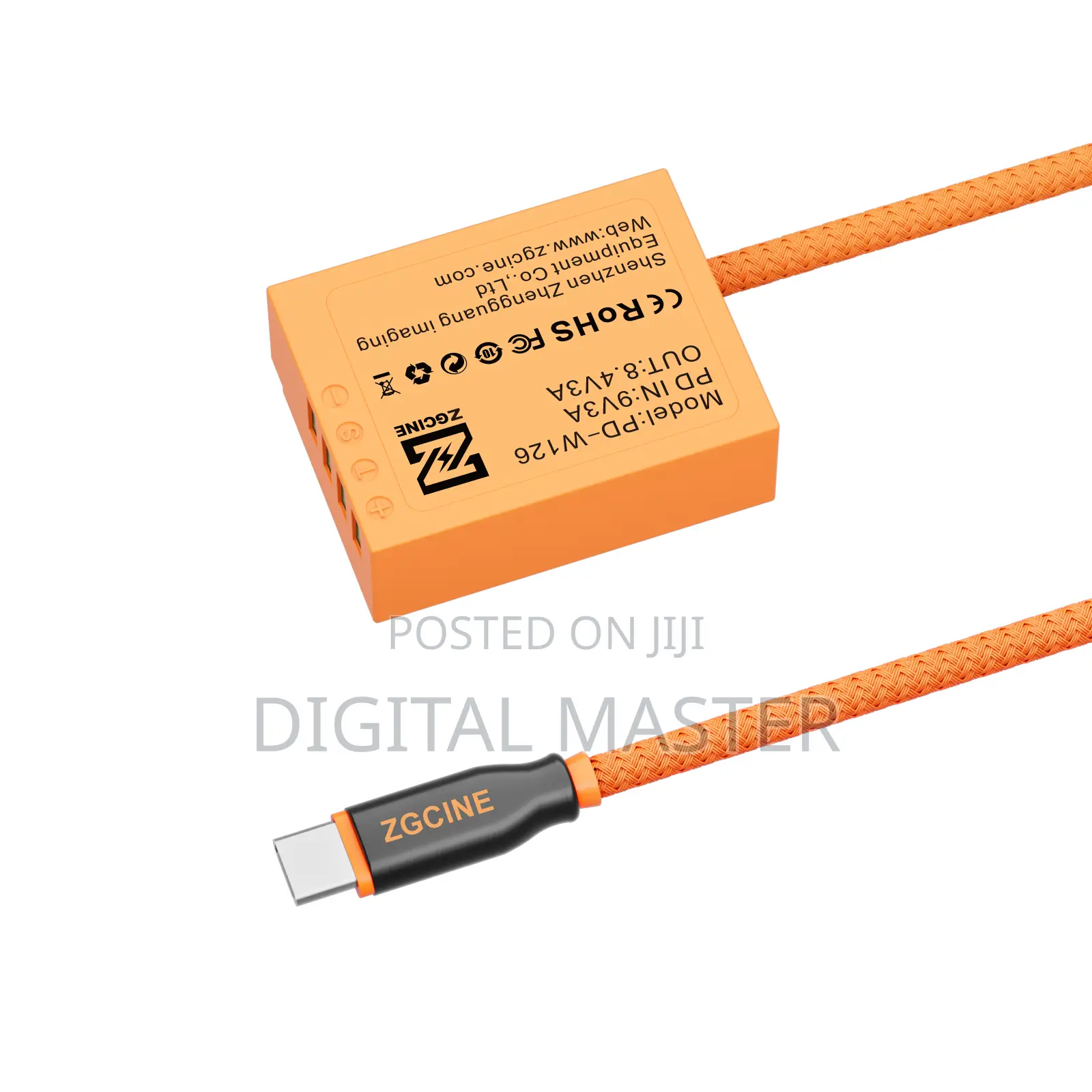 Zgcine Usb-c Pd To W126 For Fujifilm Dummy Battery Cable