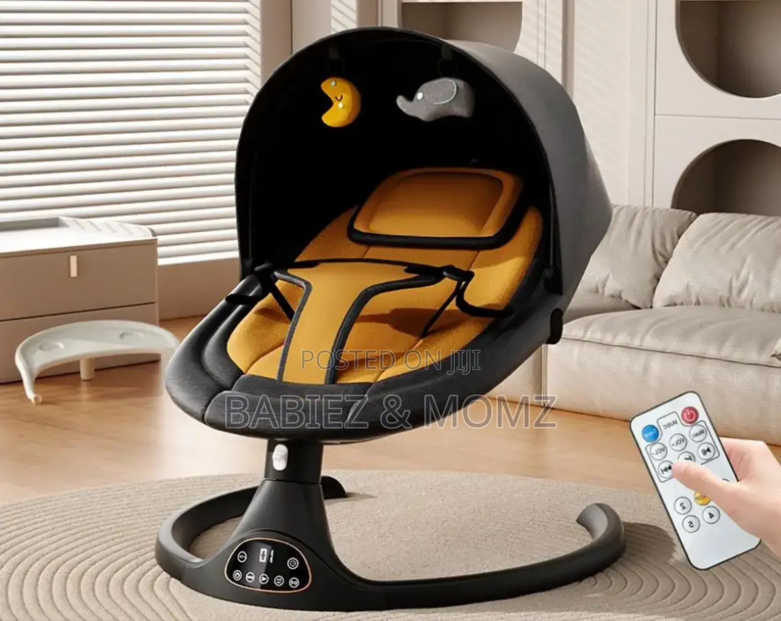 Luxury Electric Baby Rocker – Auto Swing, Music Bluetooth