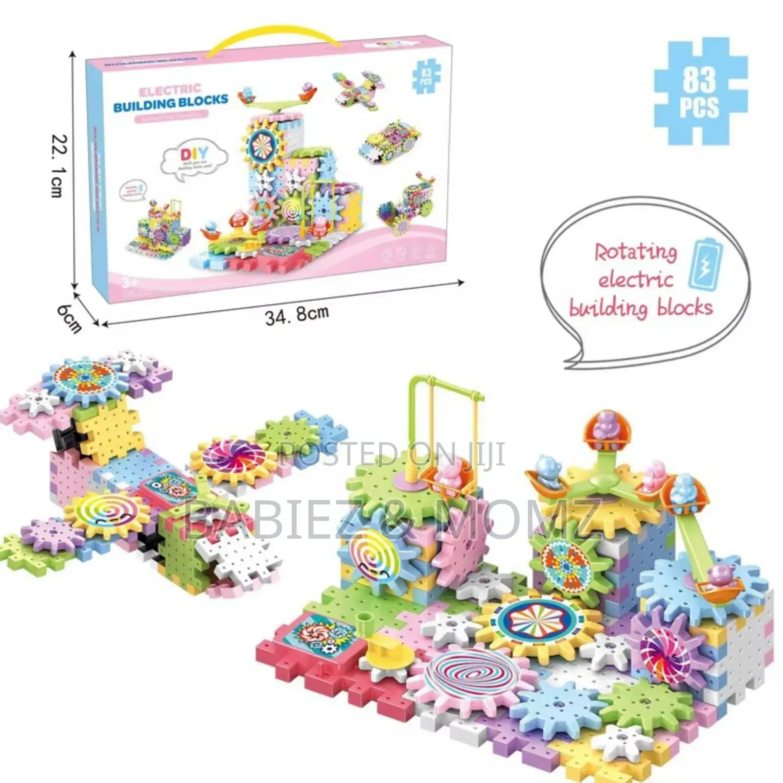 Electric Educational Building Blocks – 83 PCS Smart Learning Toy