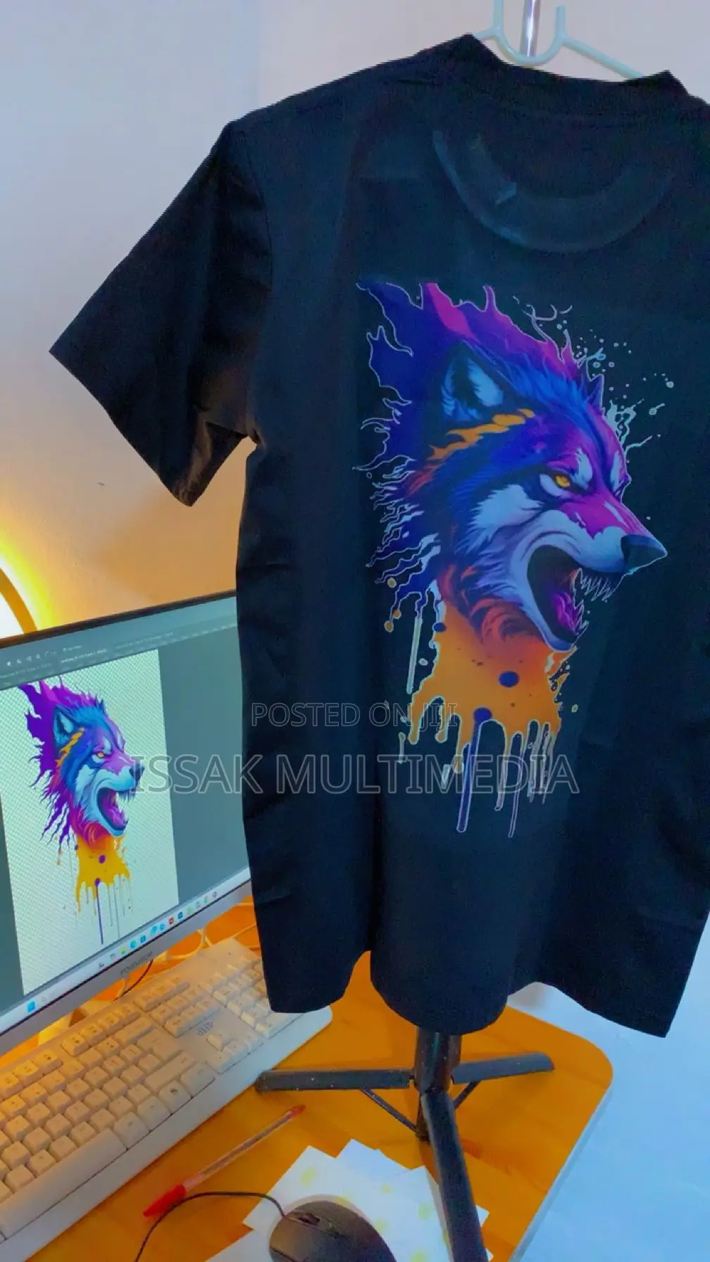 T-Shirt (Wolf Design)
