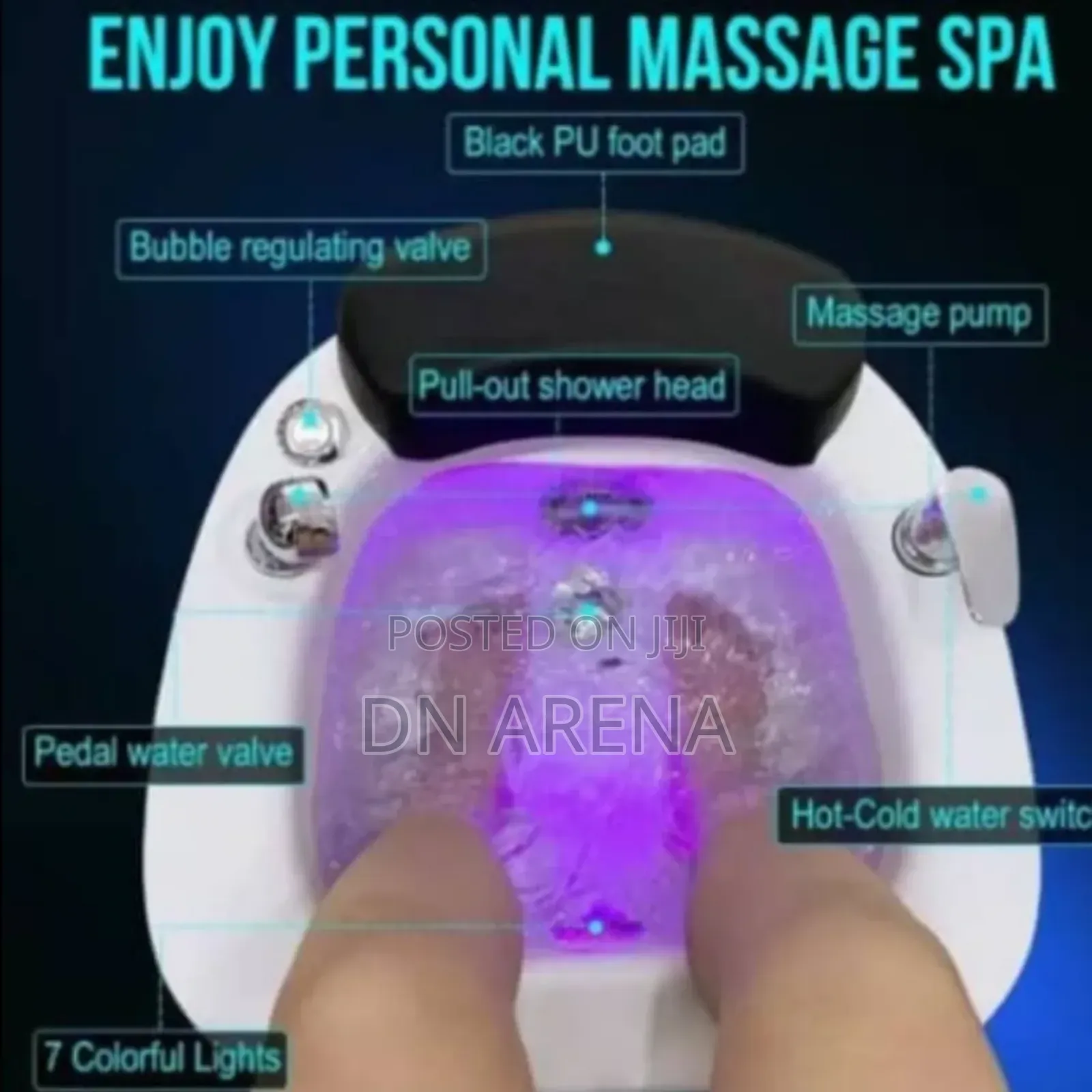 Electric Ceramic Pedicure Manicure Basin / Bowel Foot Bath