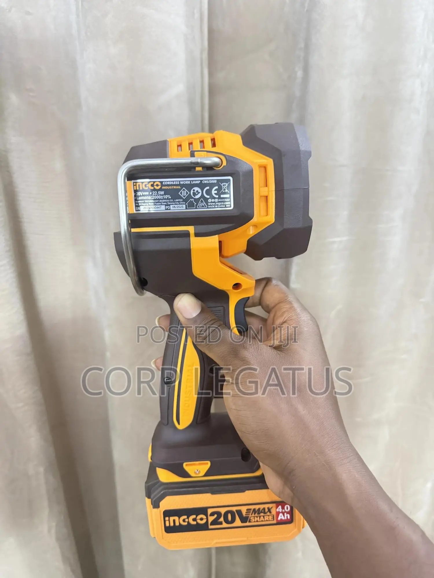 Ingco 20v Cordless Lamp