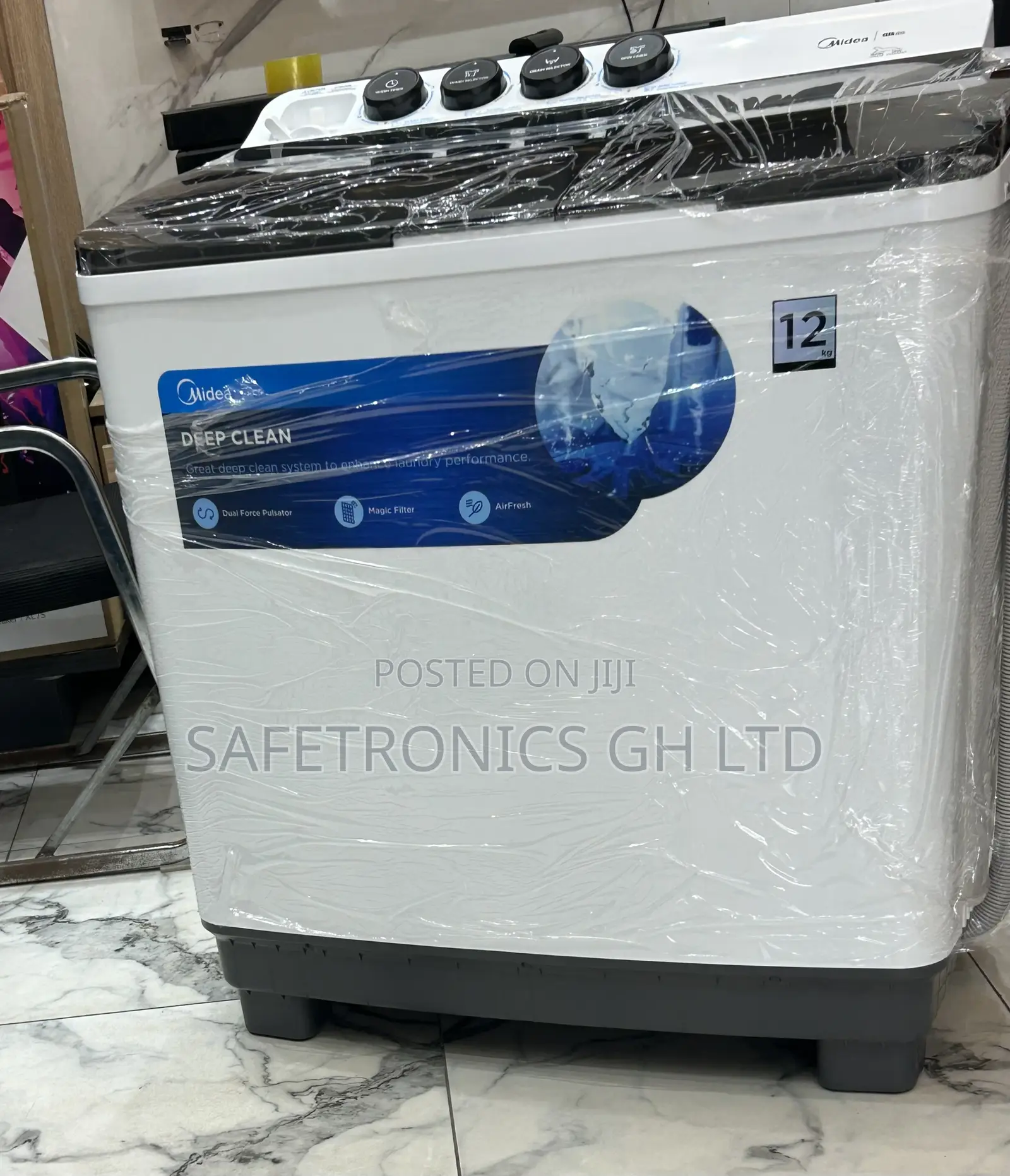 Purchased New 12kg Topload Semiautomatic Moses Twintub Washer