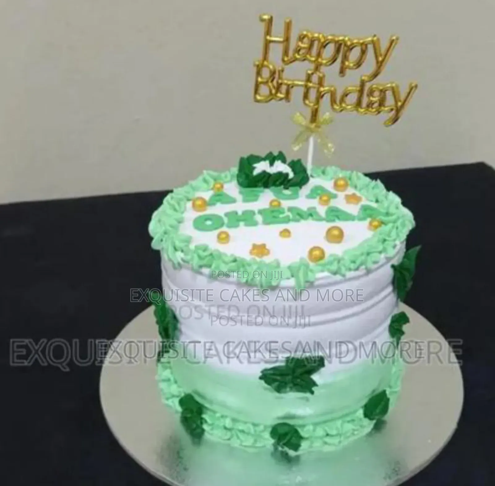 Green Birthday Cake, Order Now