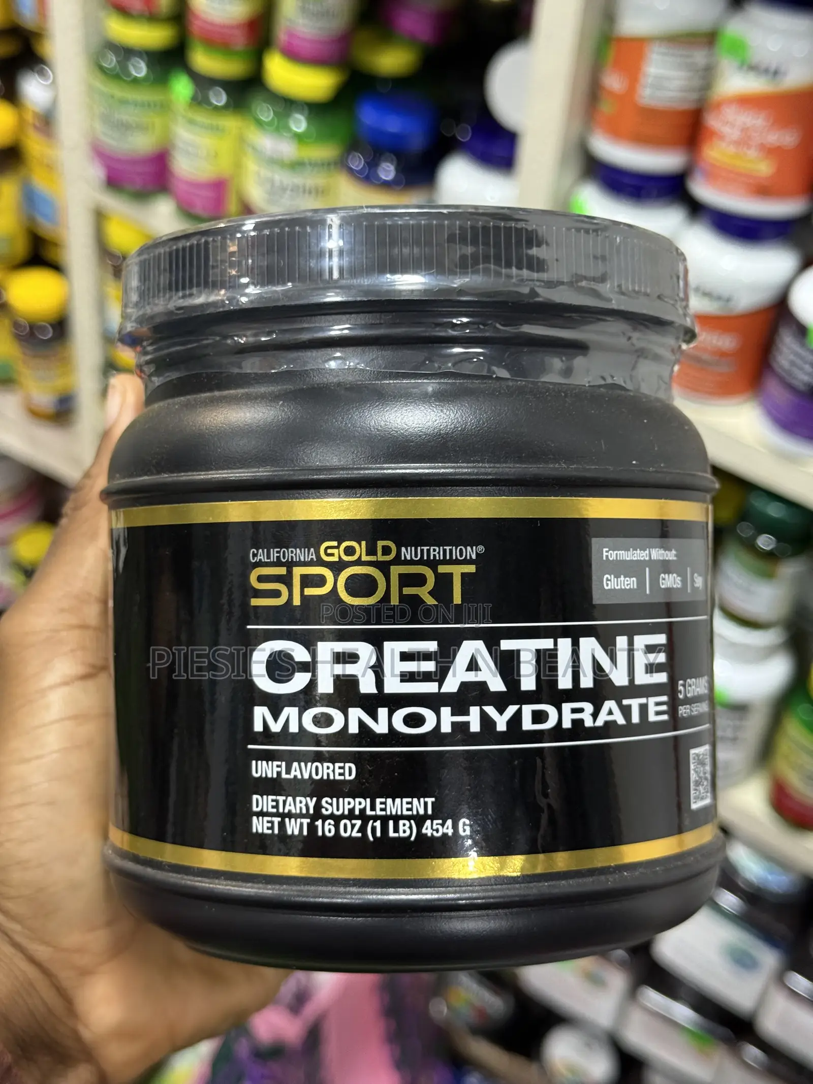California Gold Nutrition, Creatine Monohydrate Powder 16 Oz (454 G)