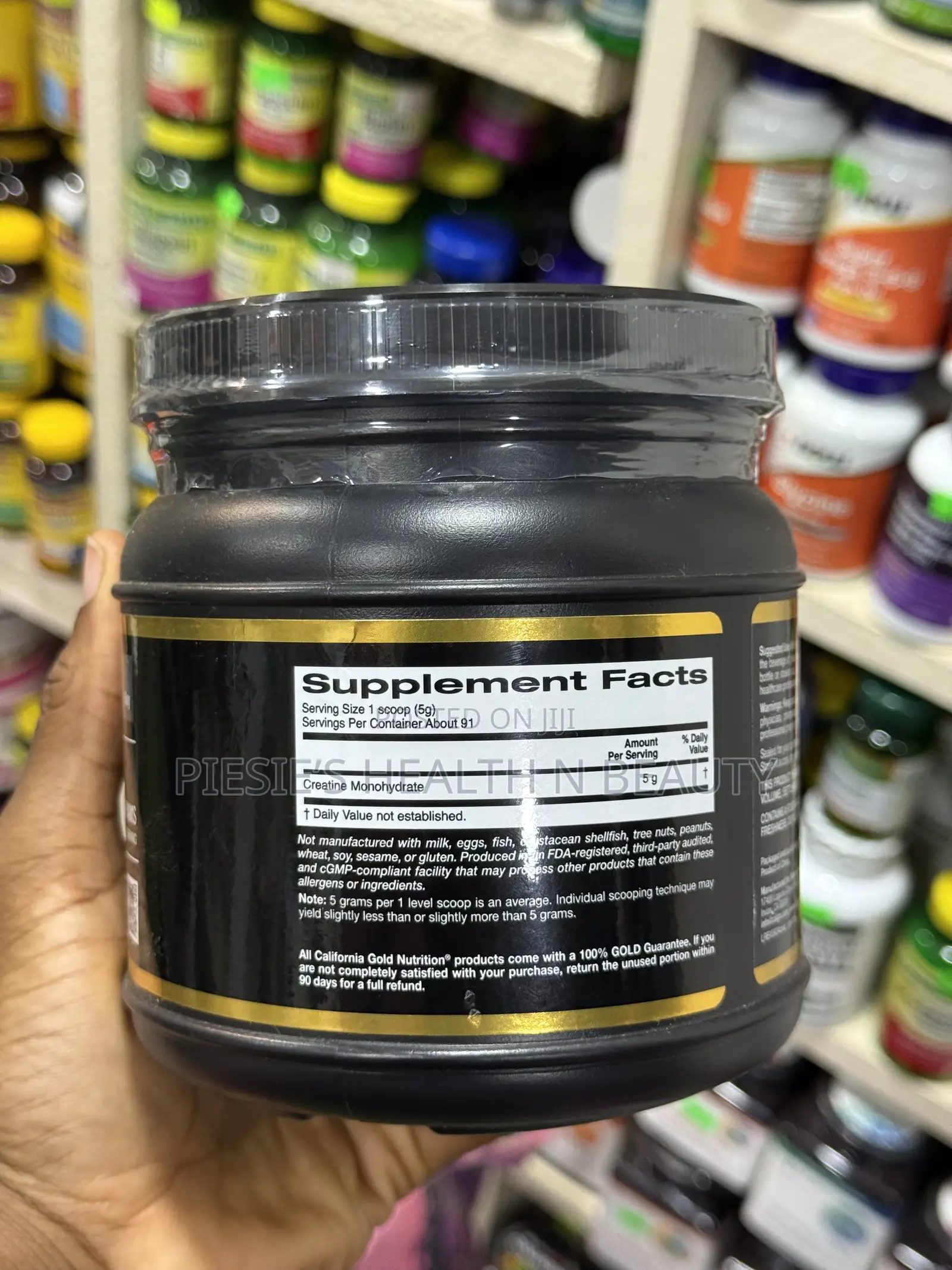 California Gold Nutrition, Creatine Monohydrate Powder 16 Oz (454 G)