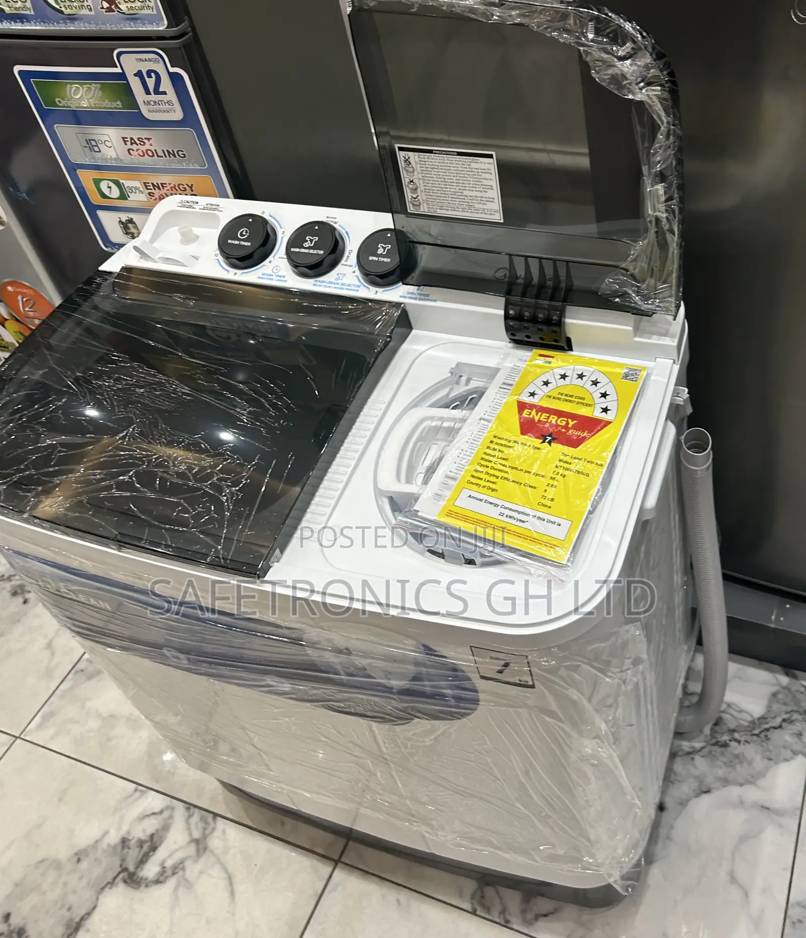 Just Pruchase Midea 7kg Topload Semiautomatic Washing Machine