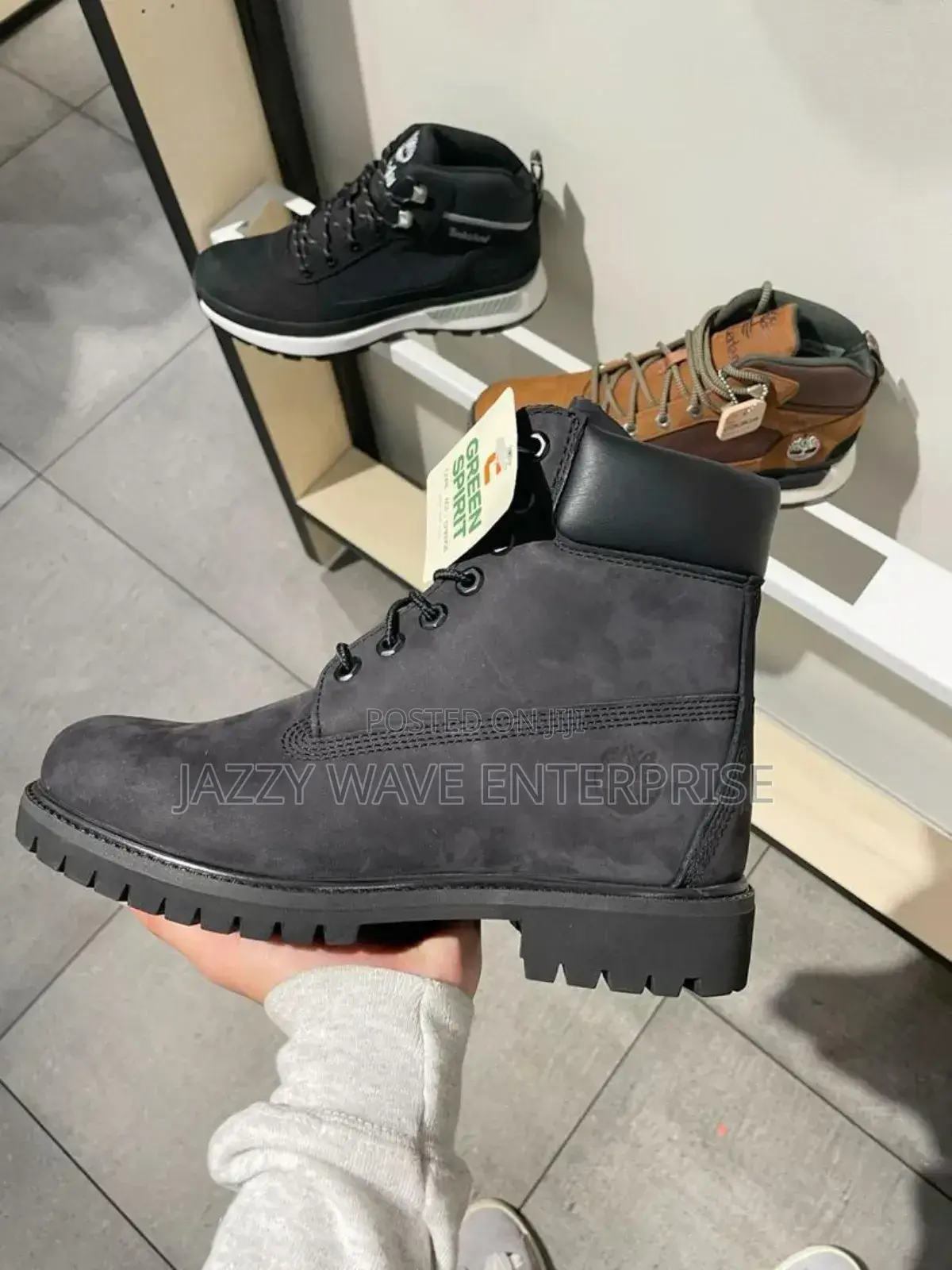 Black Timberland Shoe