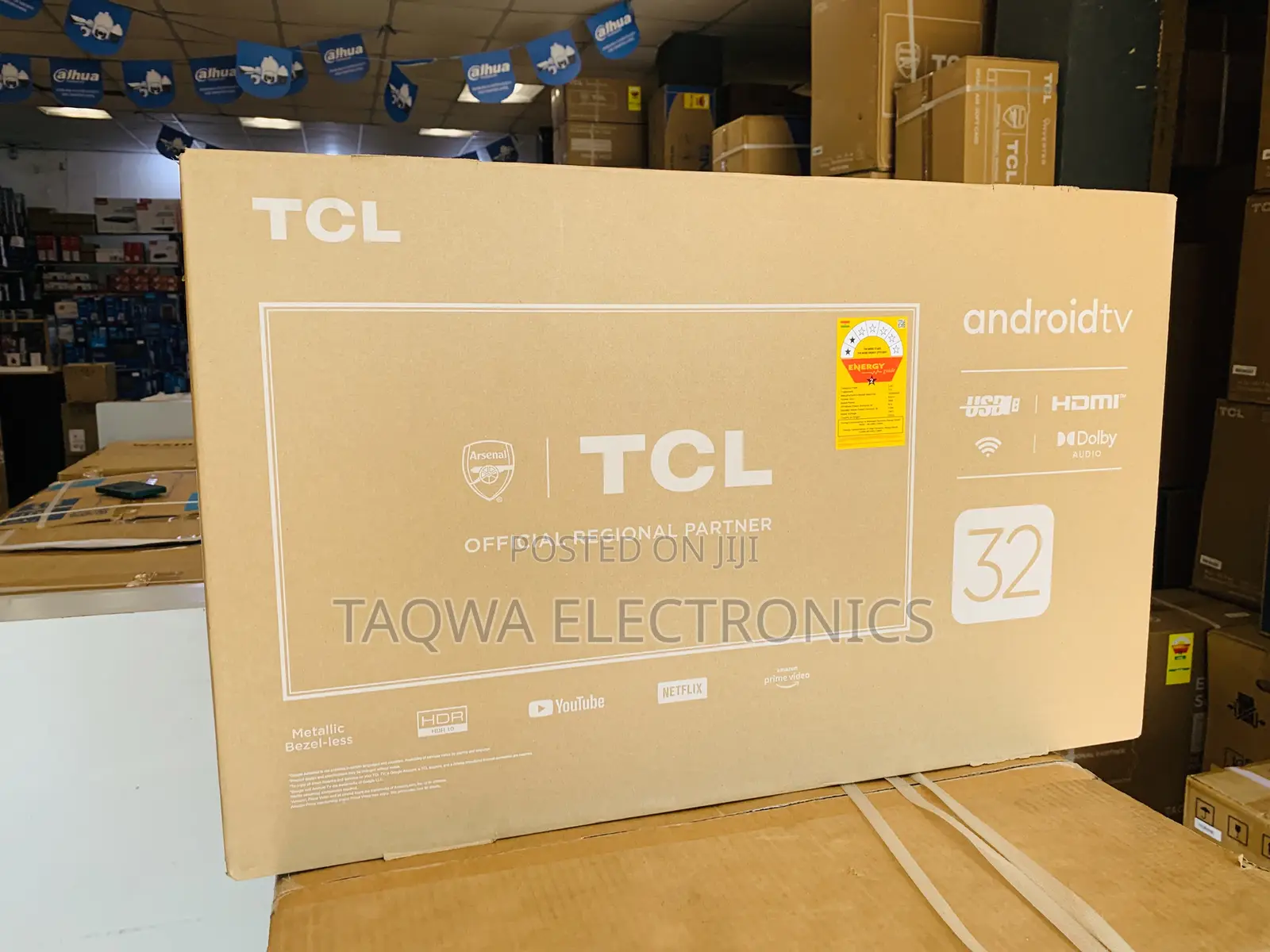 Portable Smart TCL 32 Inches Android Tv