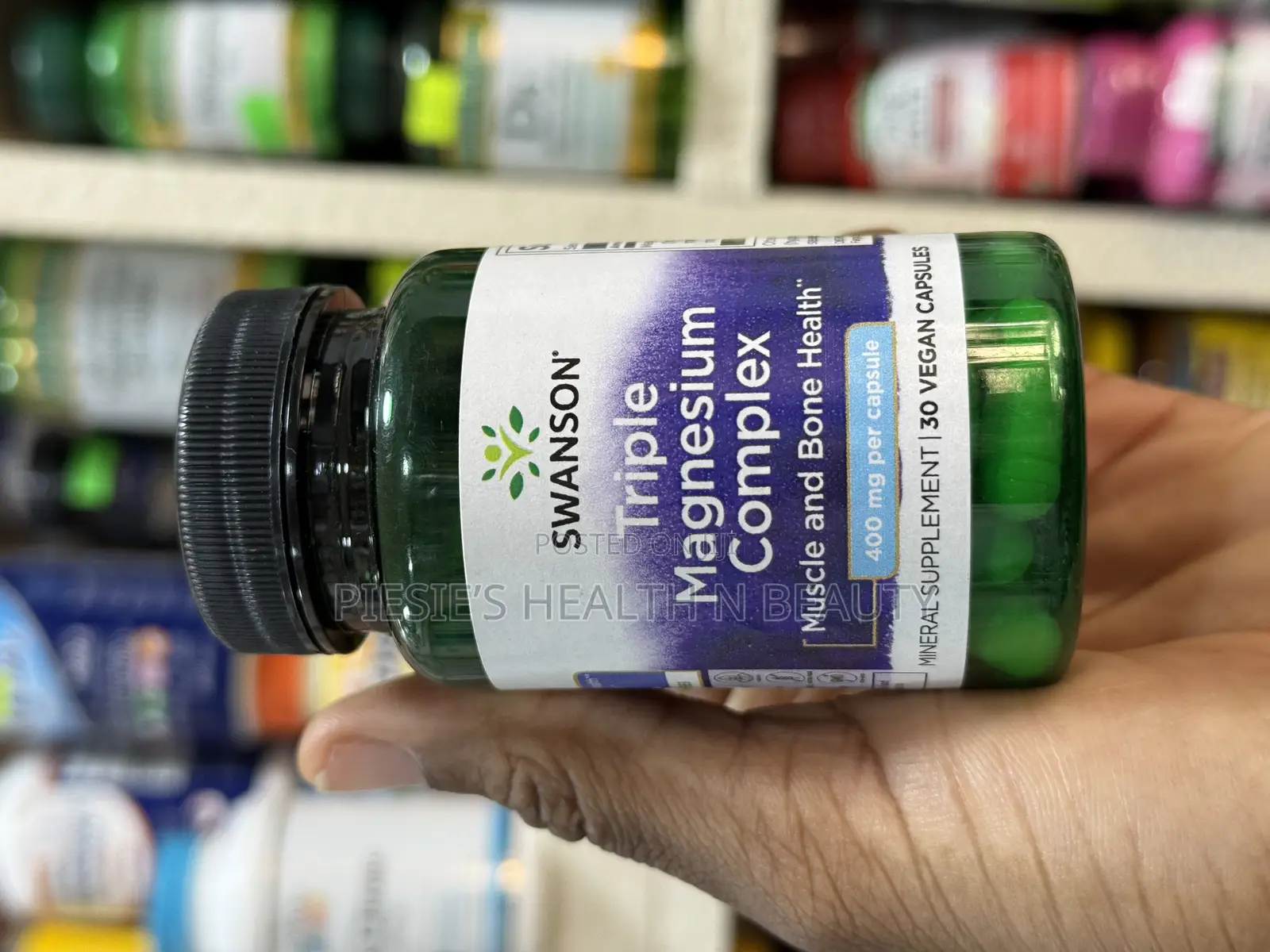 Swanson Triple Magnesium Complex, 30 Capsules