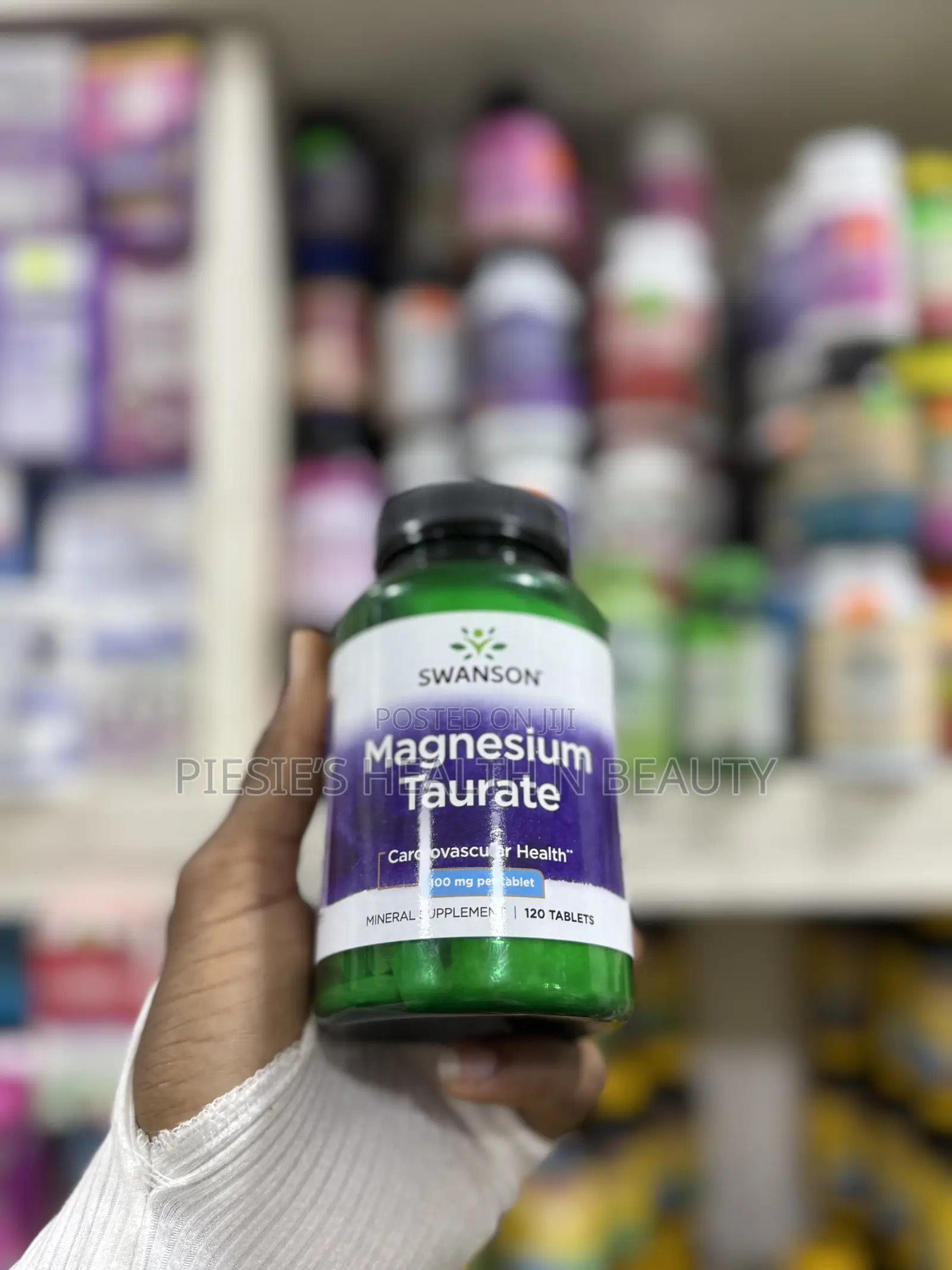 Swanson Magnesium Taurate, 120 Capsules
